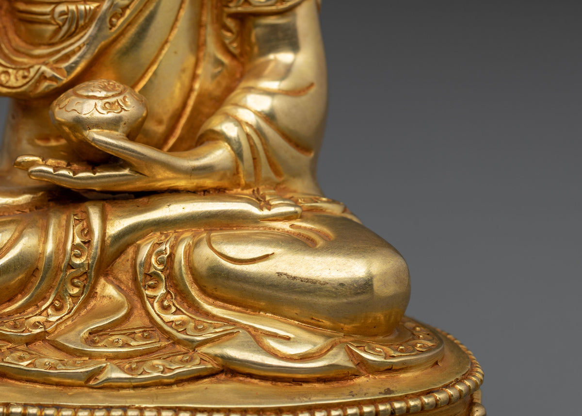 Traditional Shakyamuni Buddha Statue | Buddhist Altar Figure