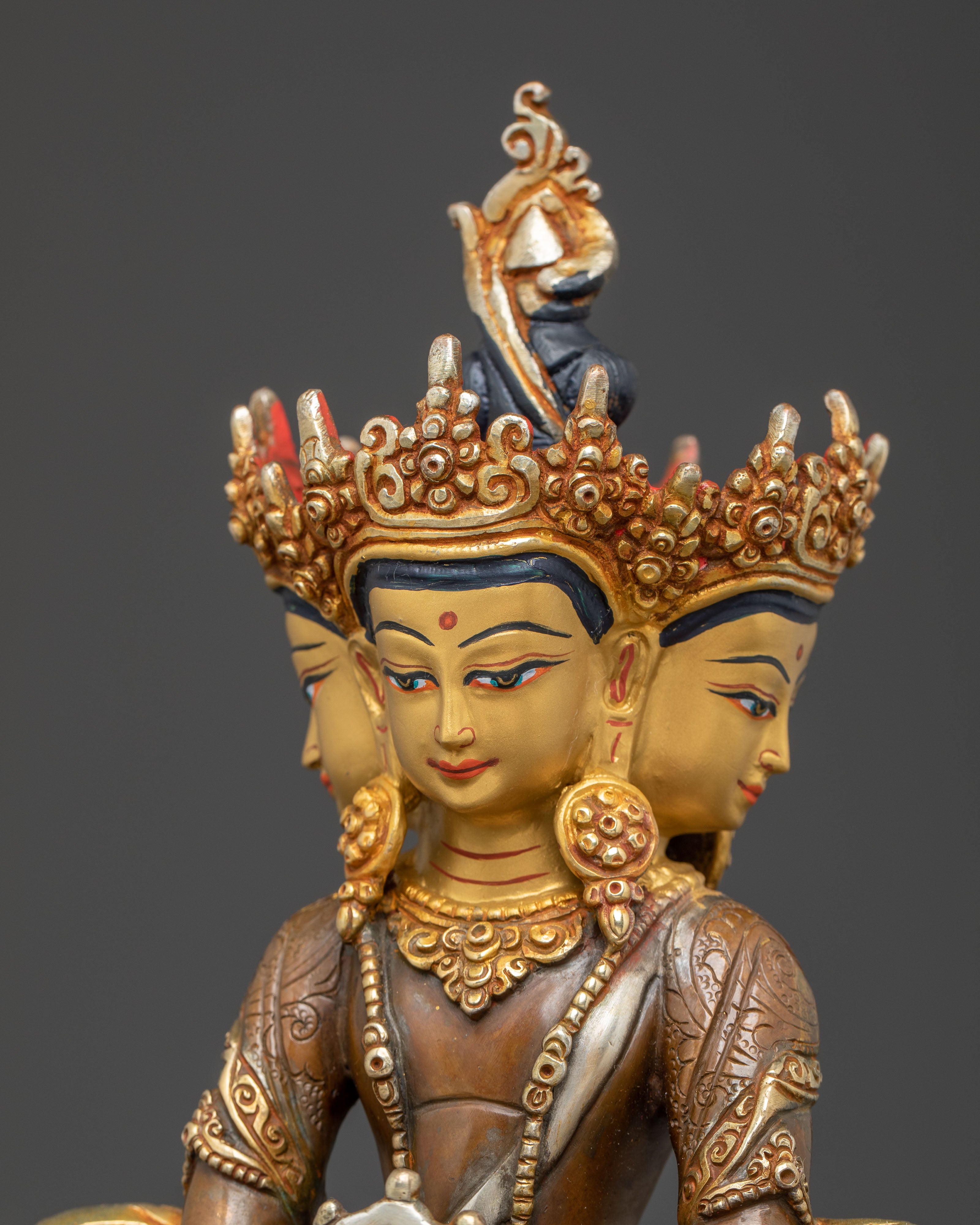 Golden Statue of Vairocana | The Cosmic Buddha