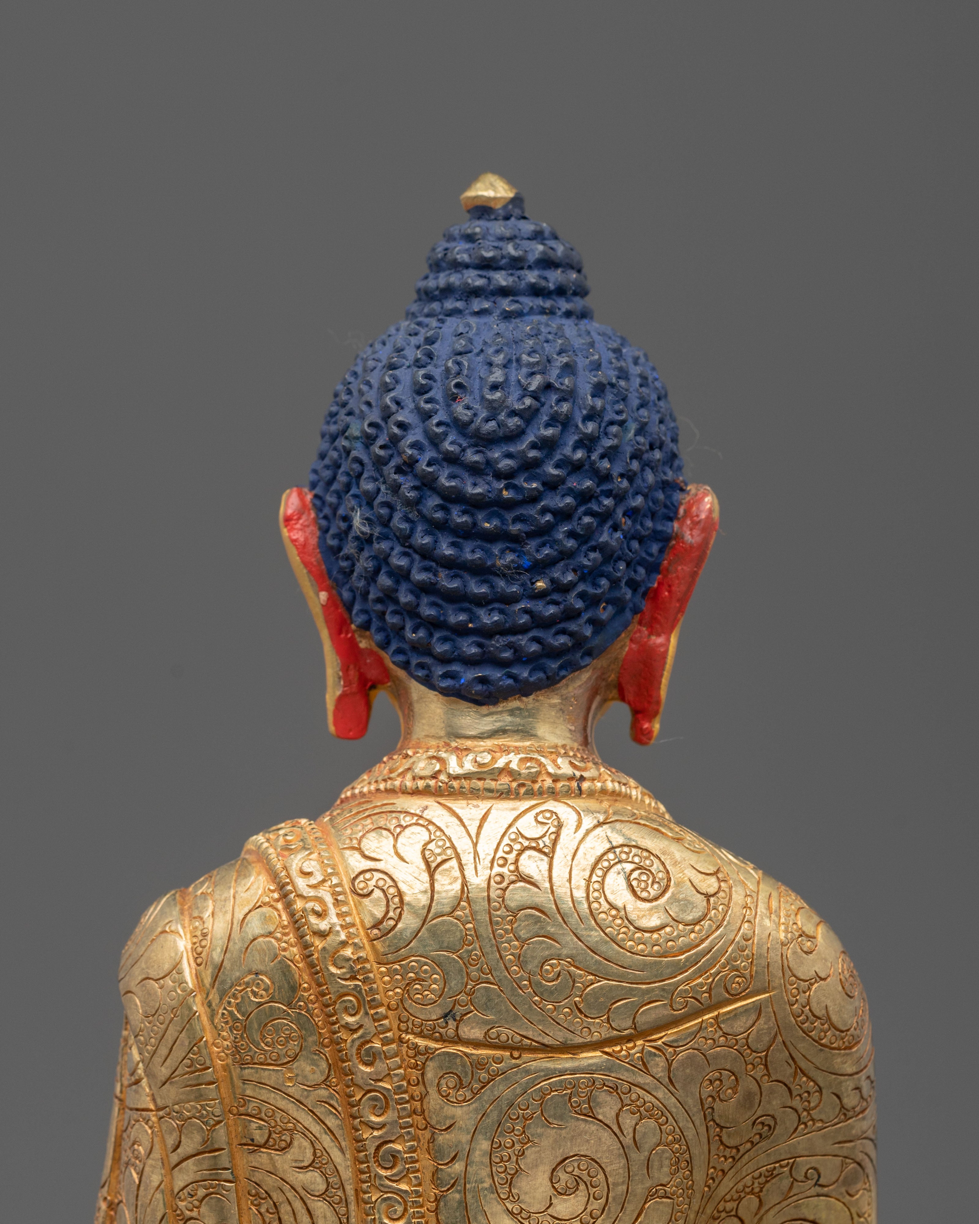 Shakyamuni Buddha Statue | 24k Gold Coated Figurine