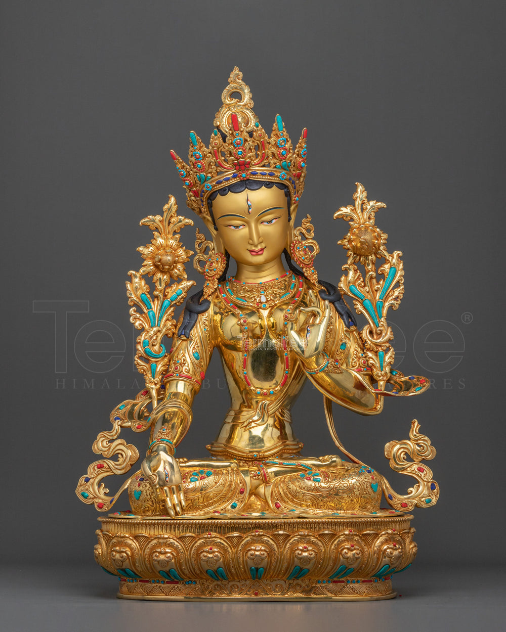 White Tara Statue 