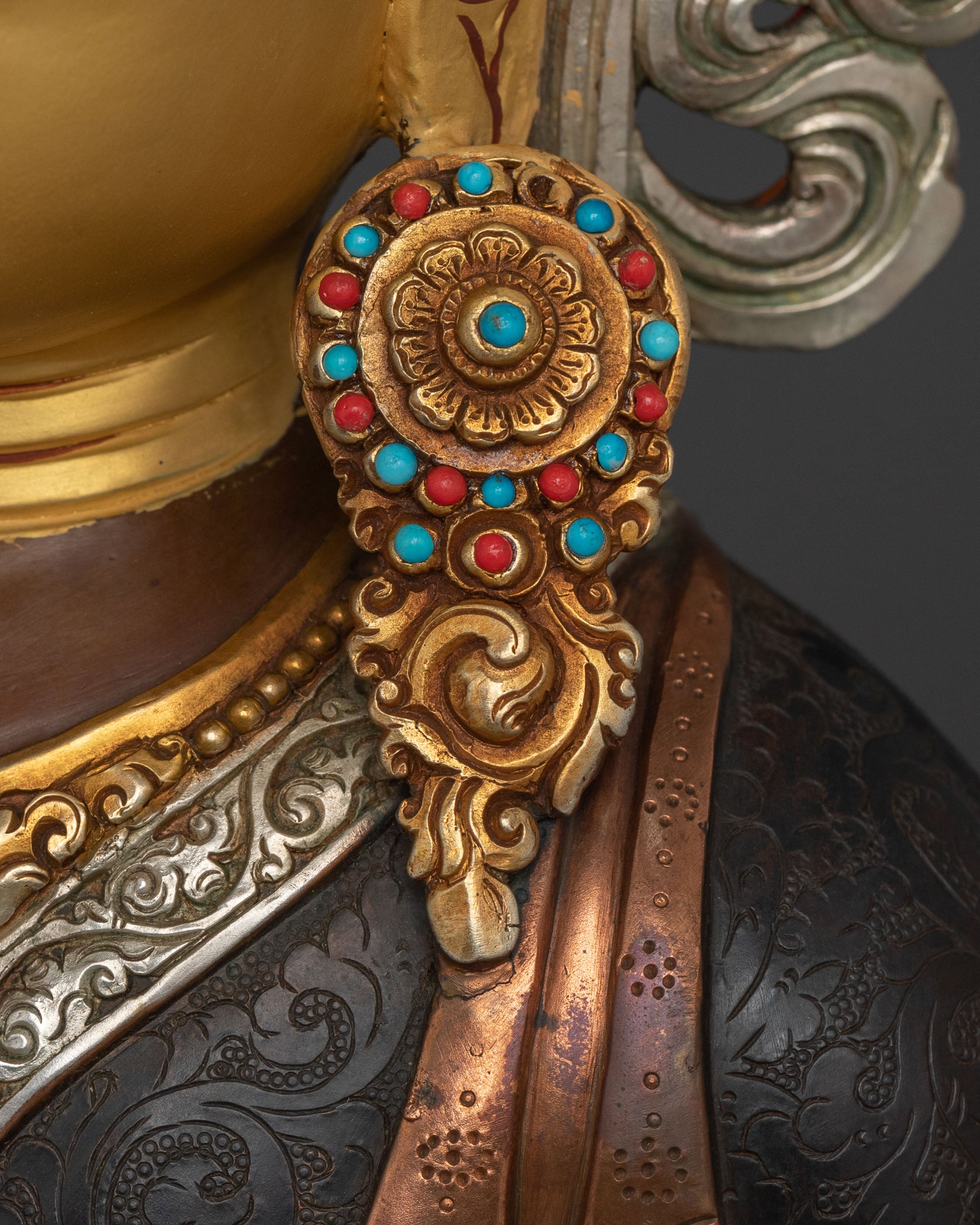 Three Buddhas Sacred Statues Collection | Traditional Buddhist Sculpture Set