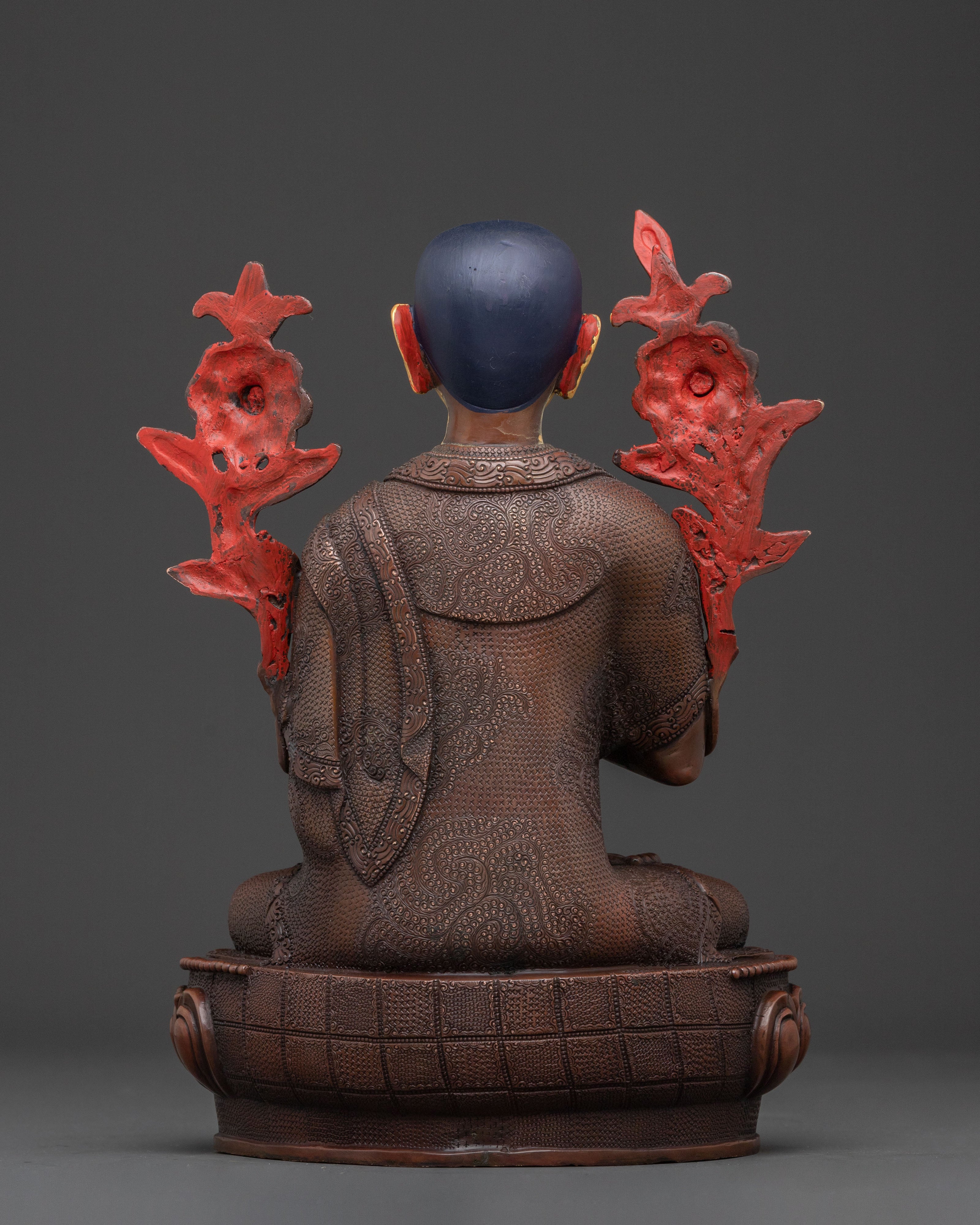 Tsongkhapa Statue Set with Disciples: Altar Home Decor