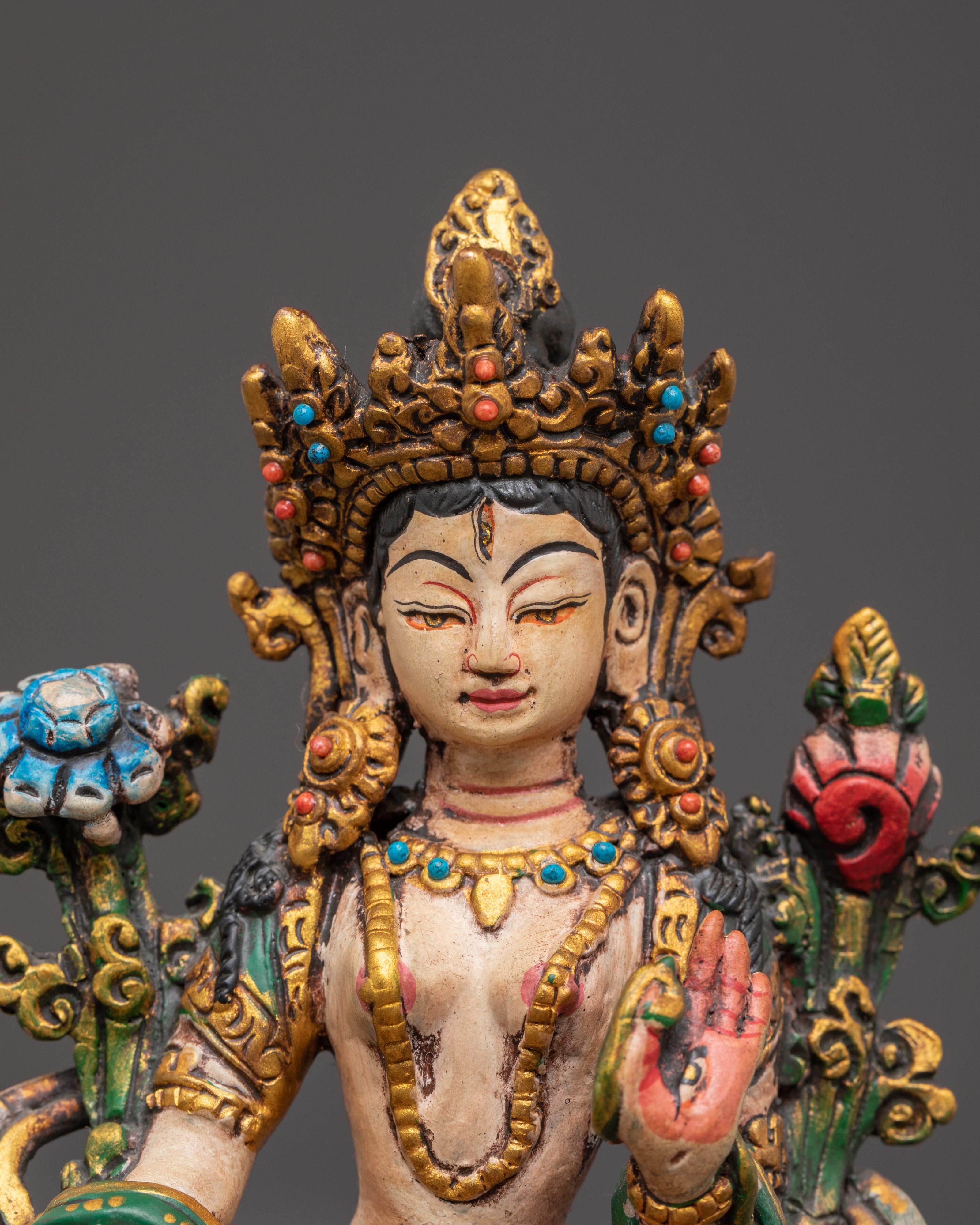 White Tara Art: Symbol of Power | Spiritual Decor for Meditation