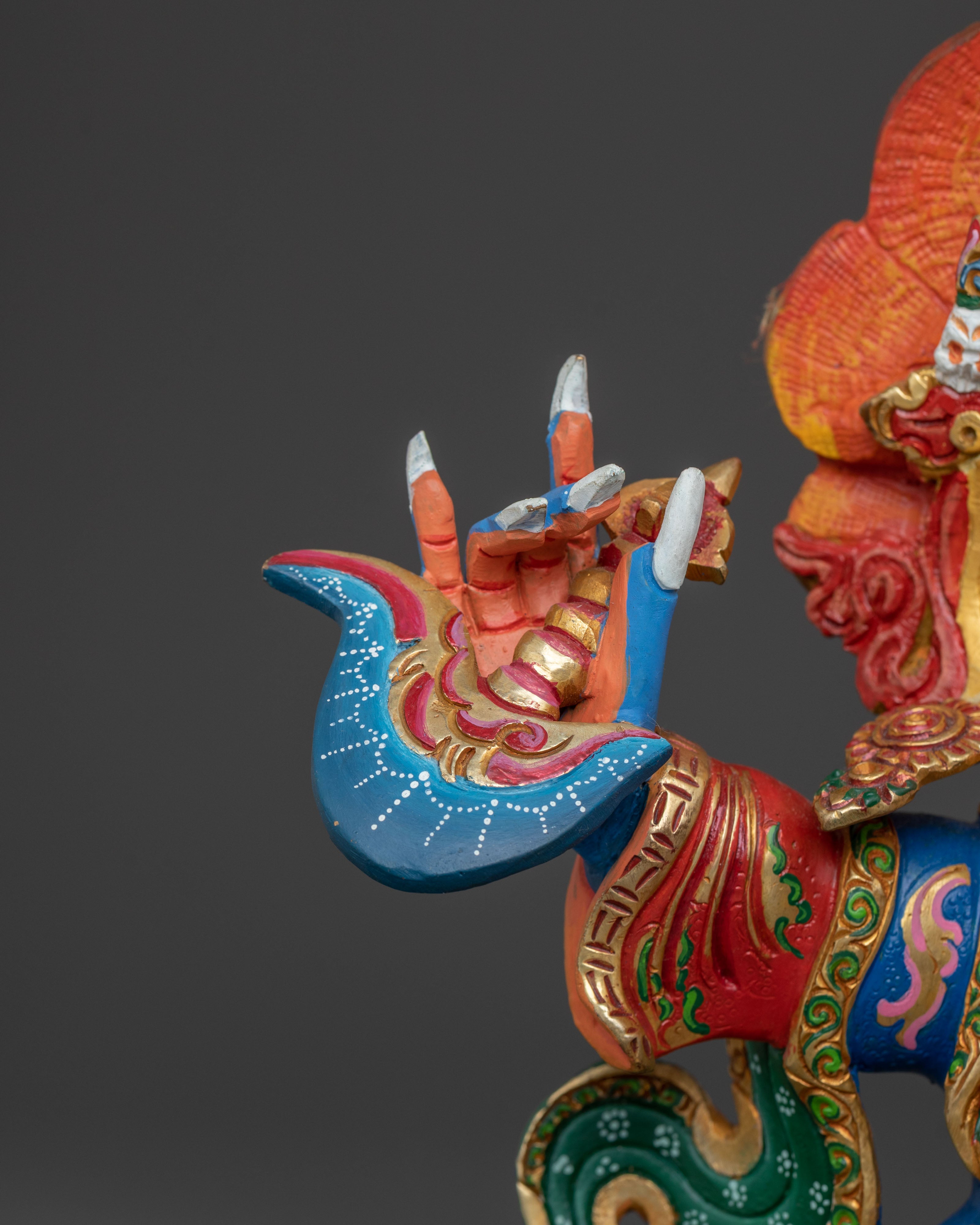 Mahakala Bernakchen Statue | Divine Protector