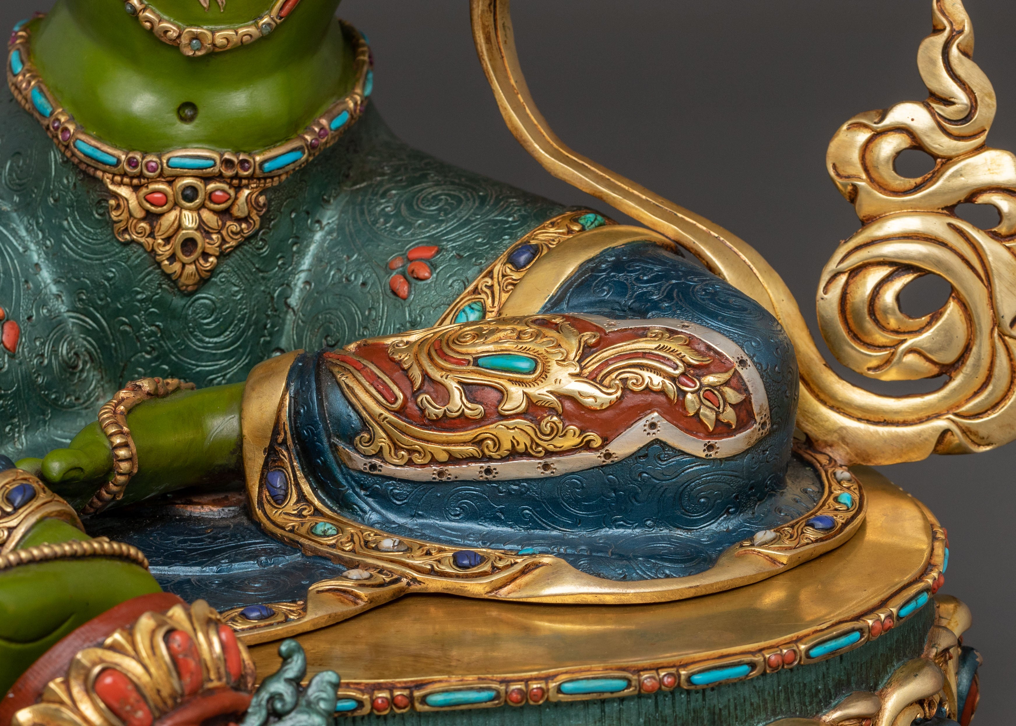Green Tara Compassion Buddha Sculpture