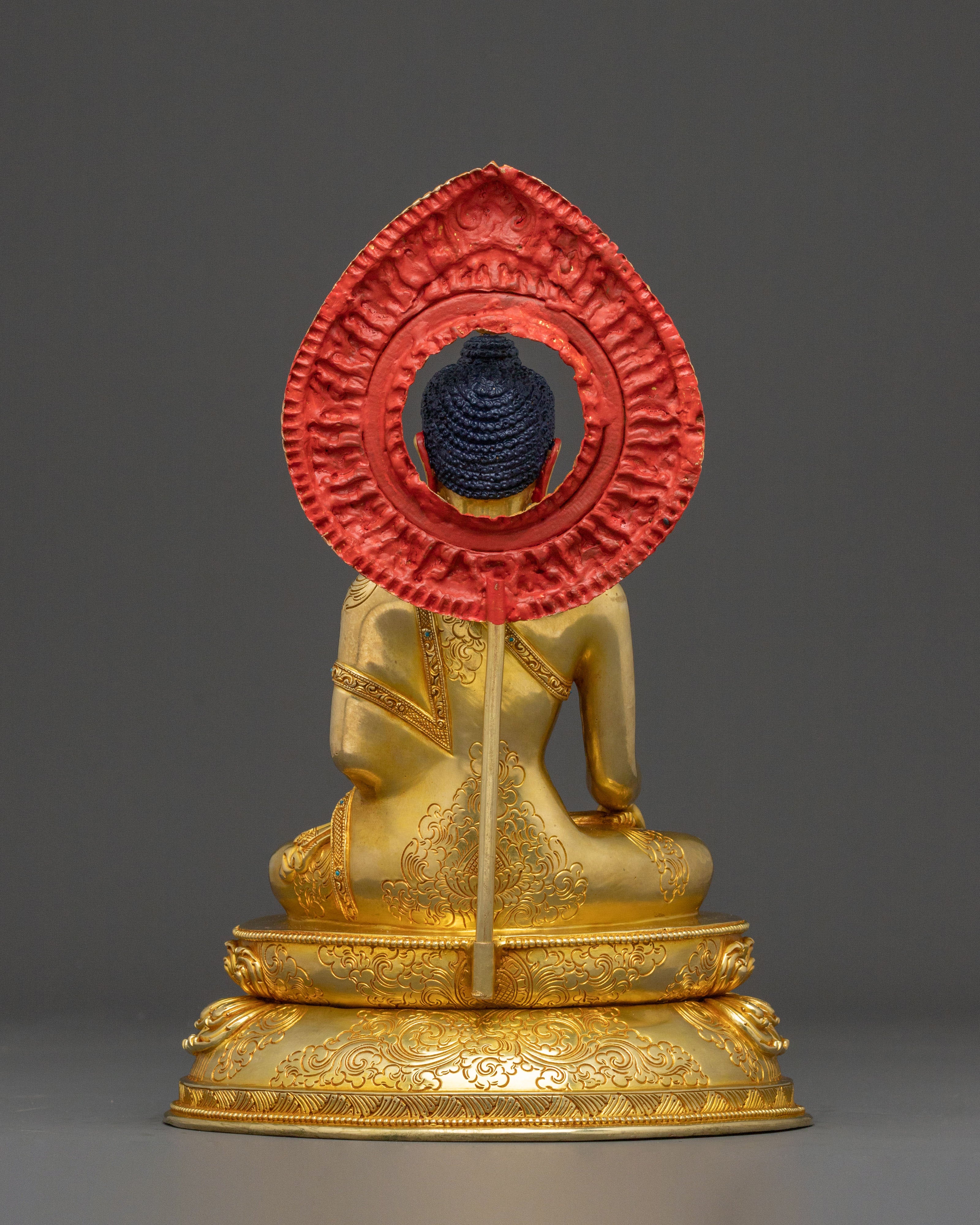 Serene Earth Touching Shakyamuni Buddha Statue
