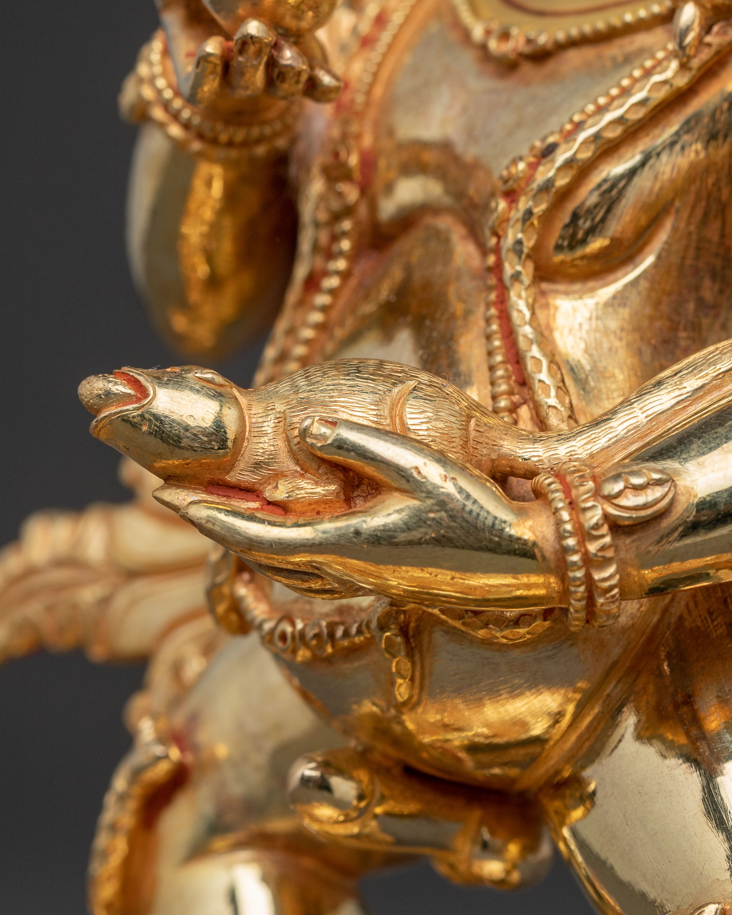 Black Dzambhala Statue: Abundance of Wealth