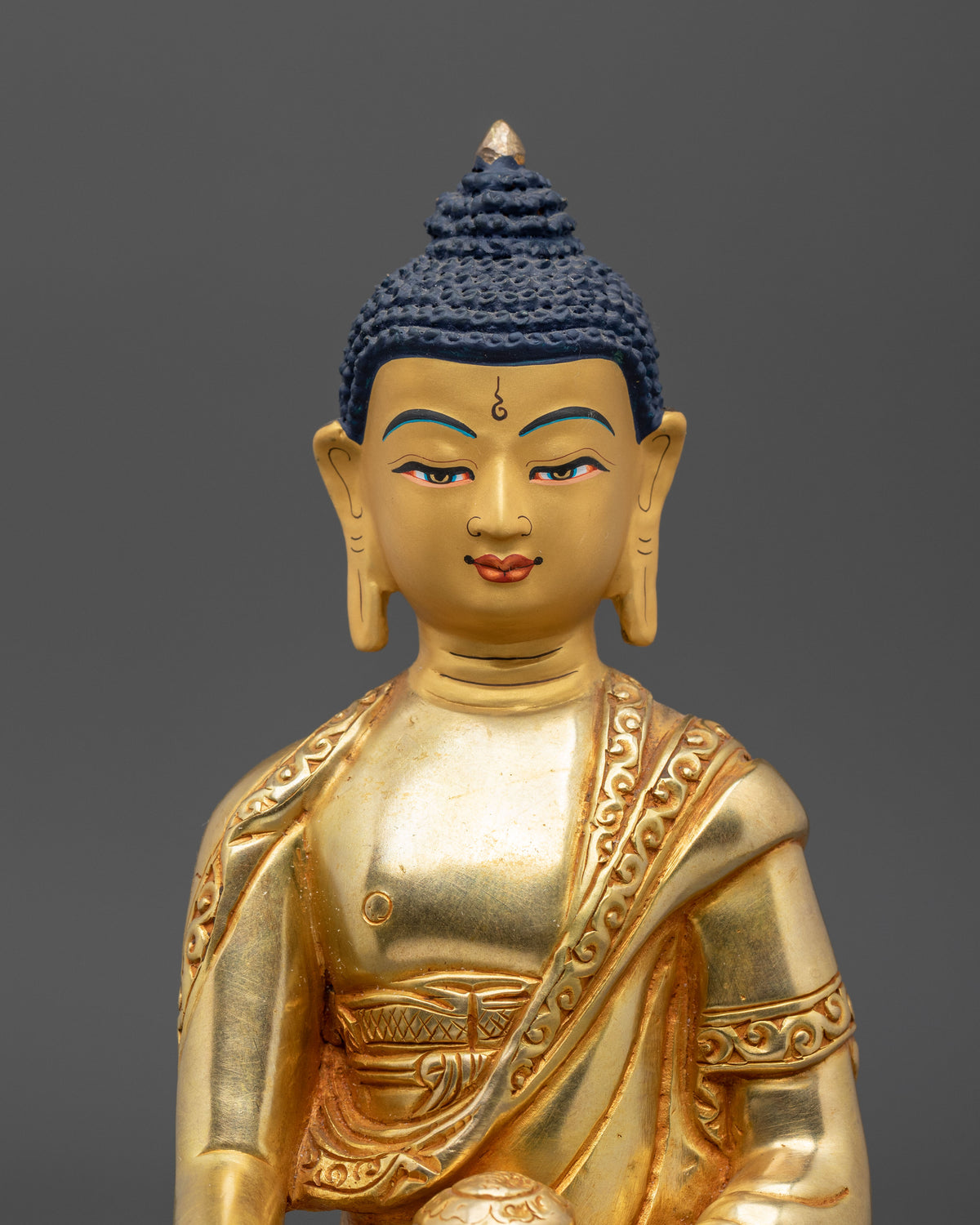 Traditional Shakyamuni Buddha Statue | Buddhist Altar Figure