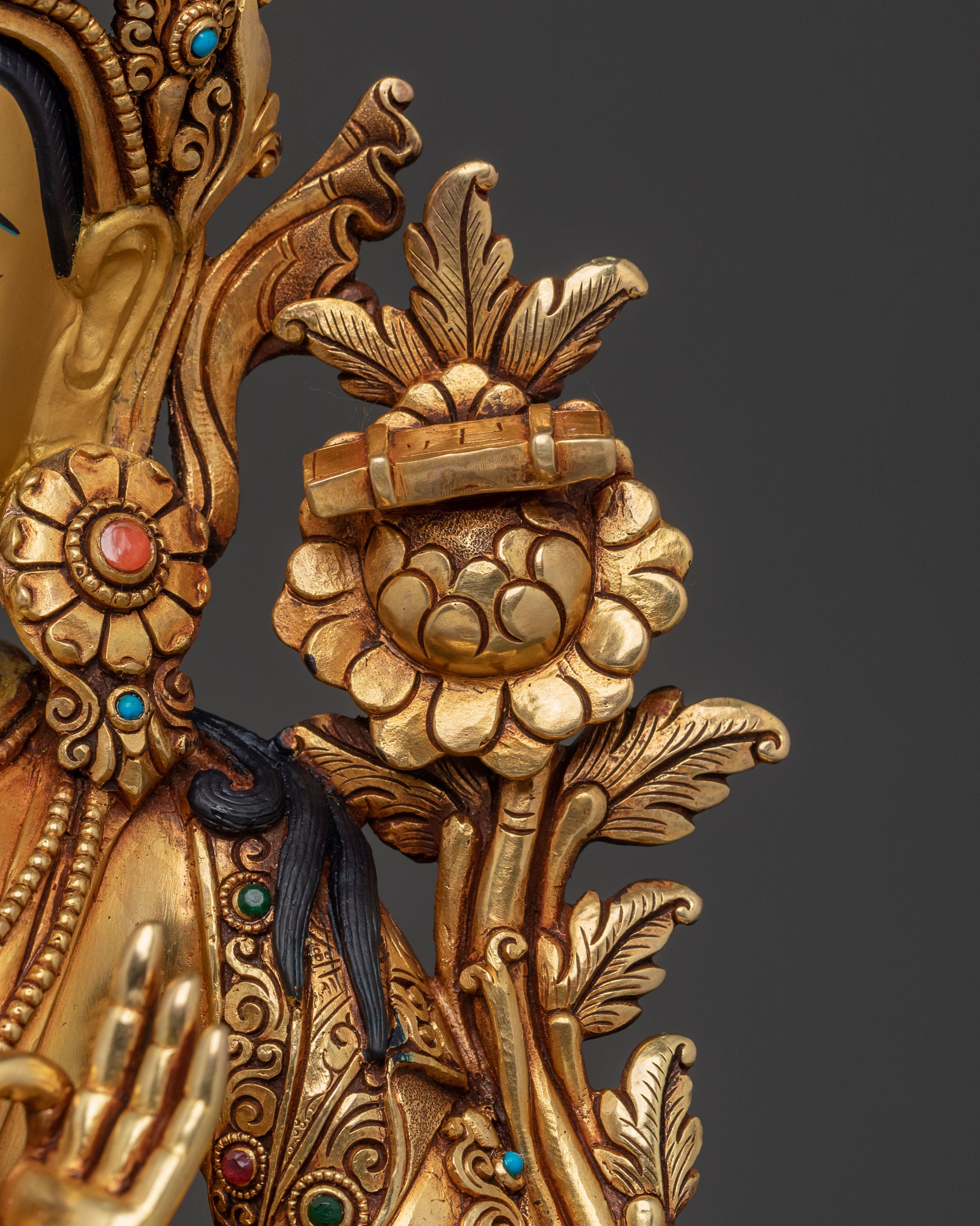 Radiant Manjushri Wisdom Statue | Enlightened Decor for Spiritual Spaces
