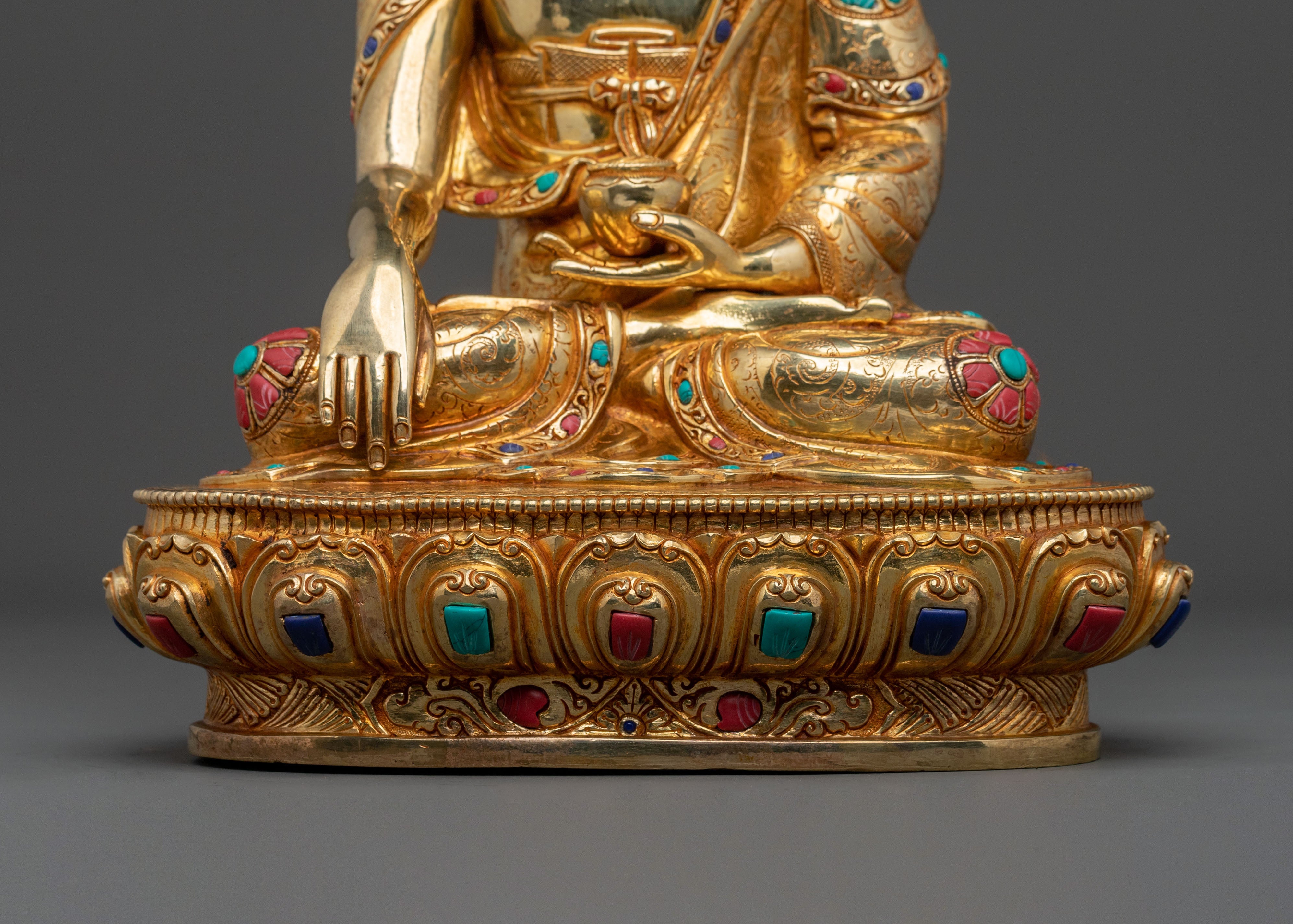 Tibetan Shakyamuni Buddha Altar Statue | Historical Buddha of Enlightenment