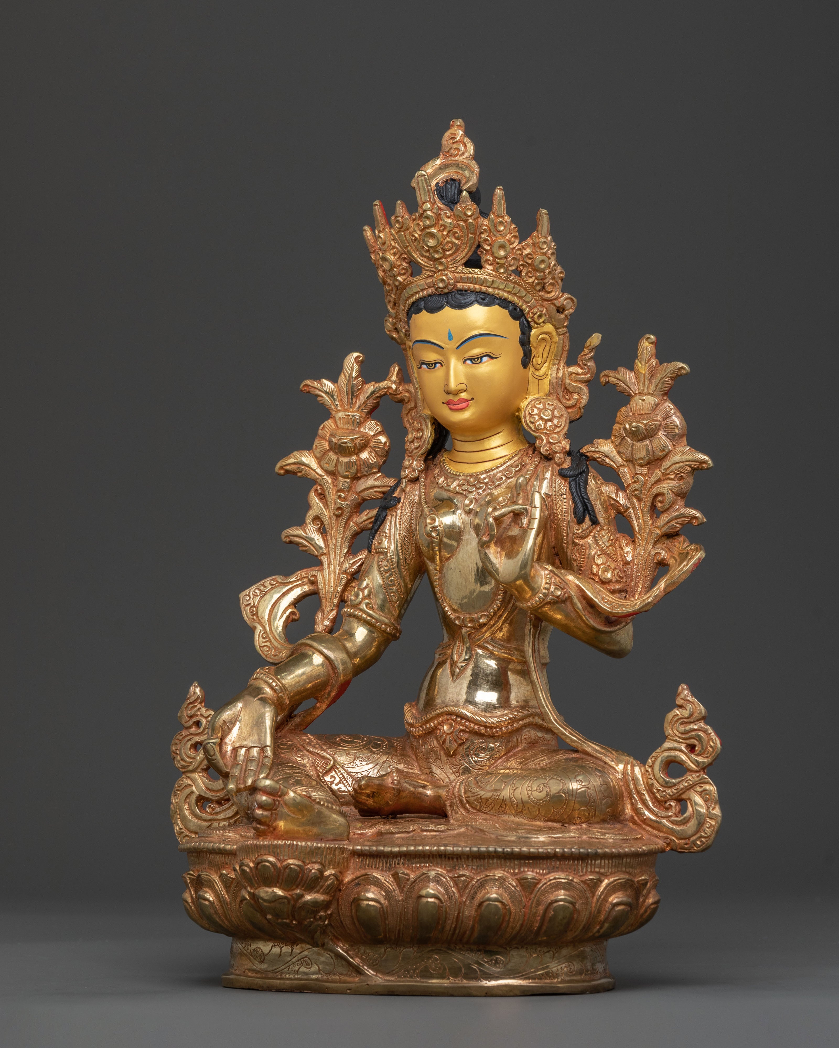 Green Tara Compassion Statue | Protector Deity