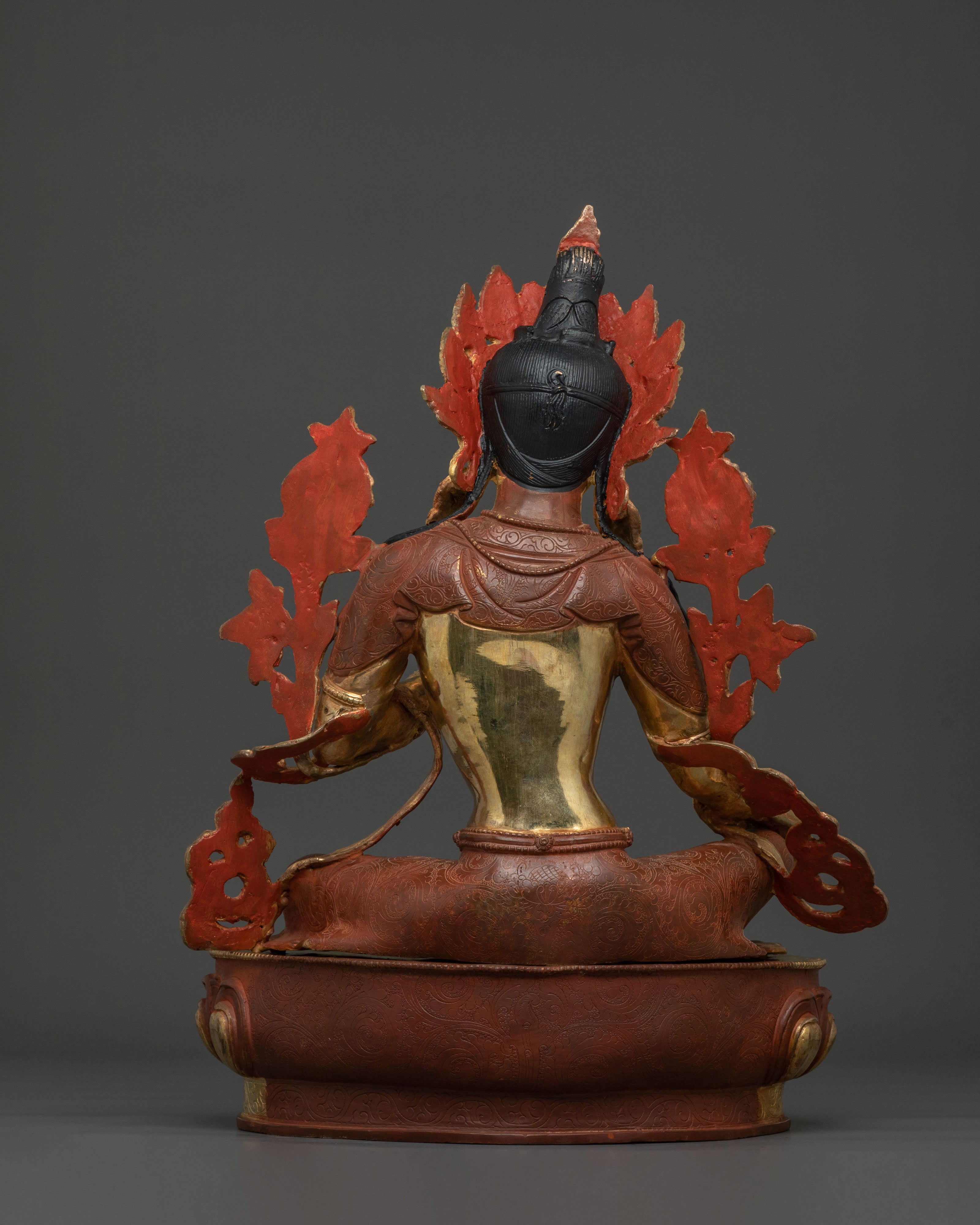 Green Tara Spiritual Statue | Home Shrine Decor