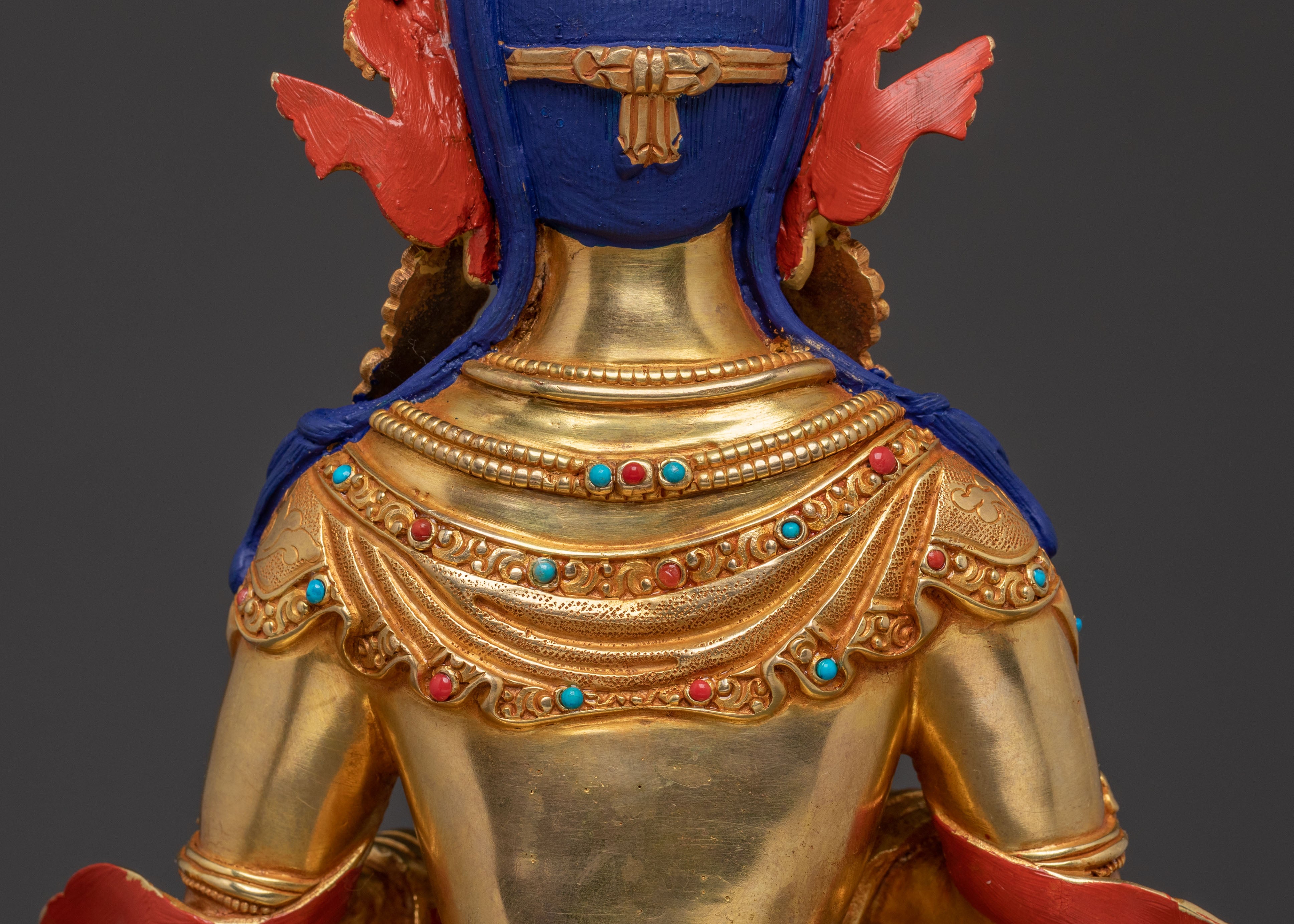 Samantabhadra Golden Statue | Altar Decor
