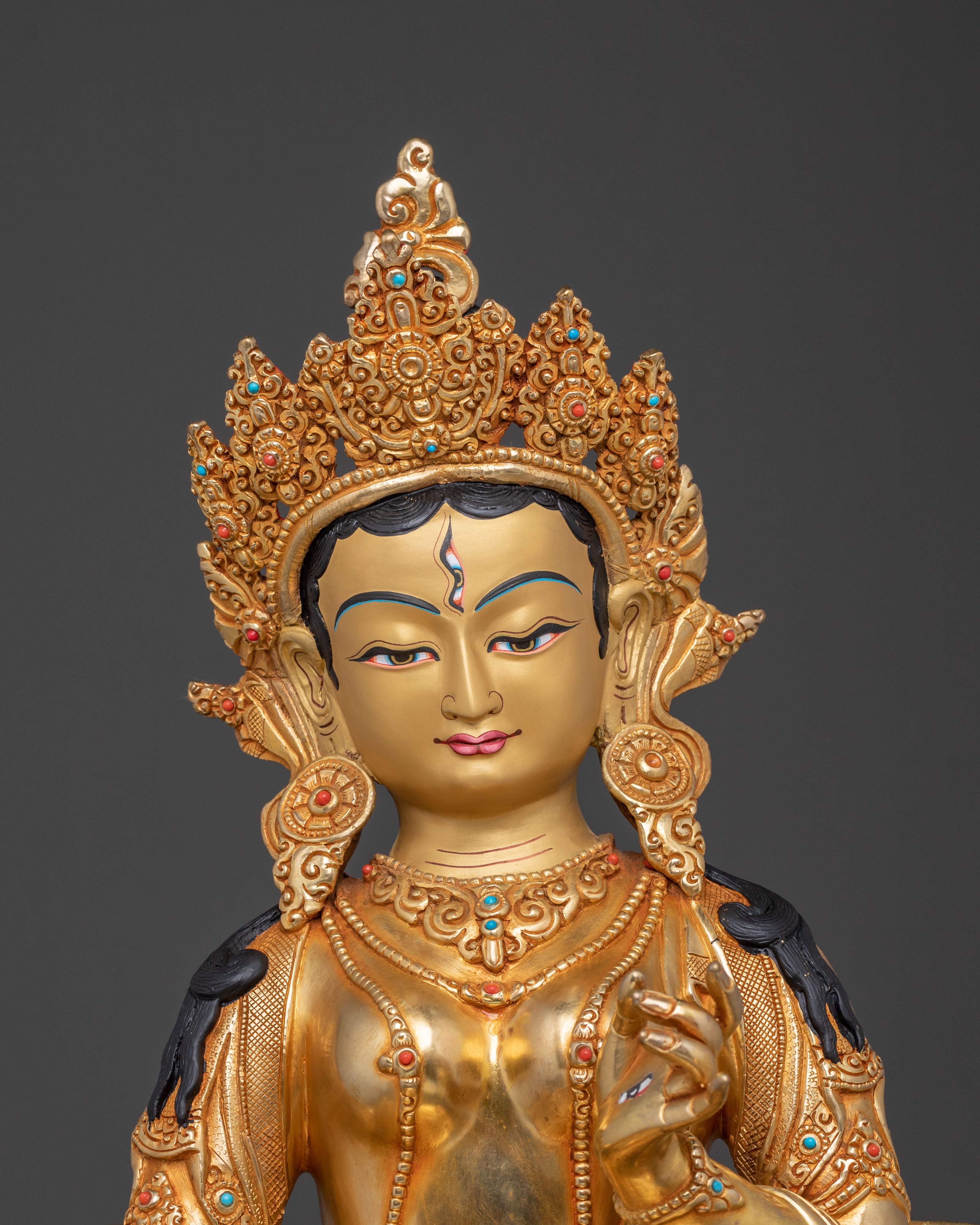 Dukar Sacred Statue | White Umbrella Goddess of Protection