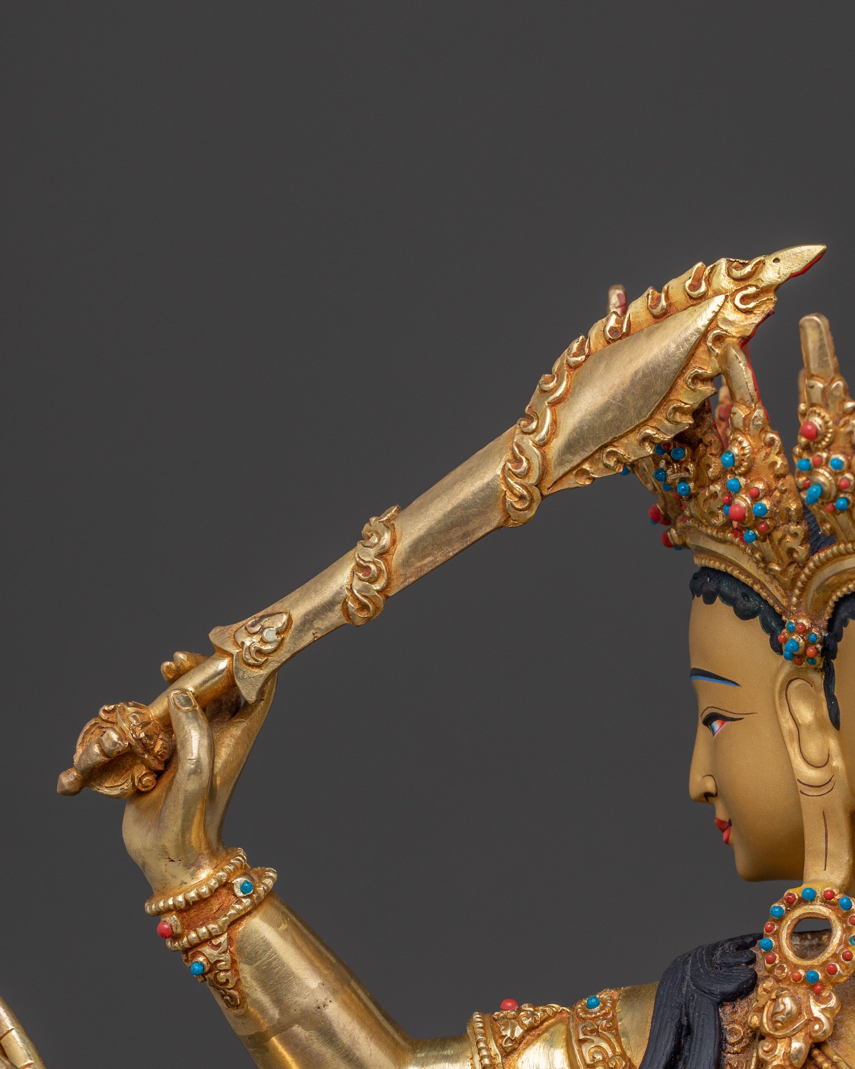 Bodhisattva Maha Manjushri Statue for Spiritual Spaces