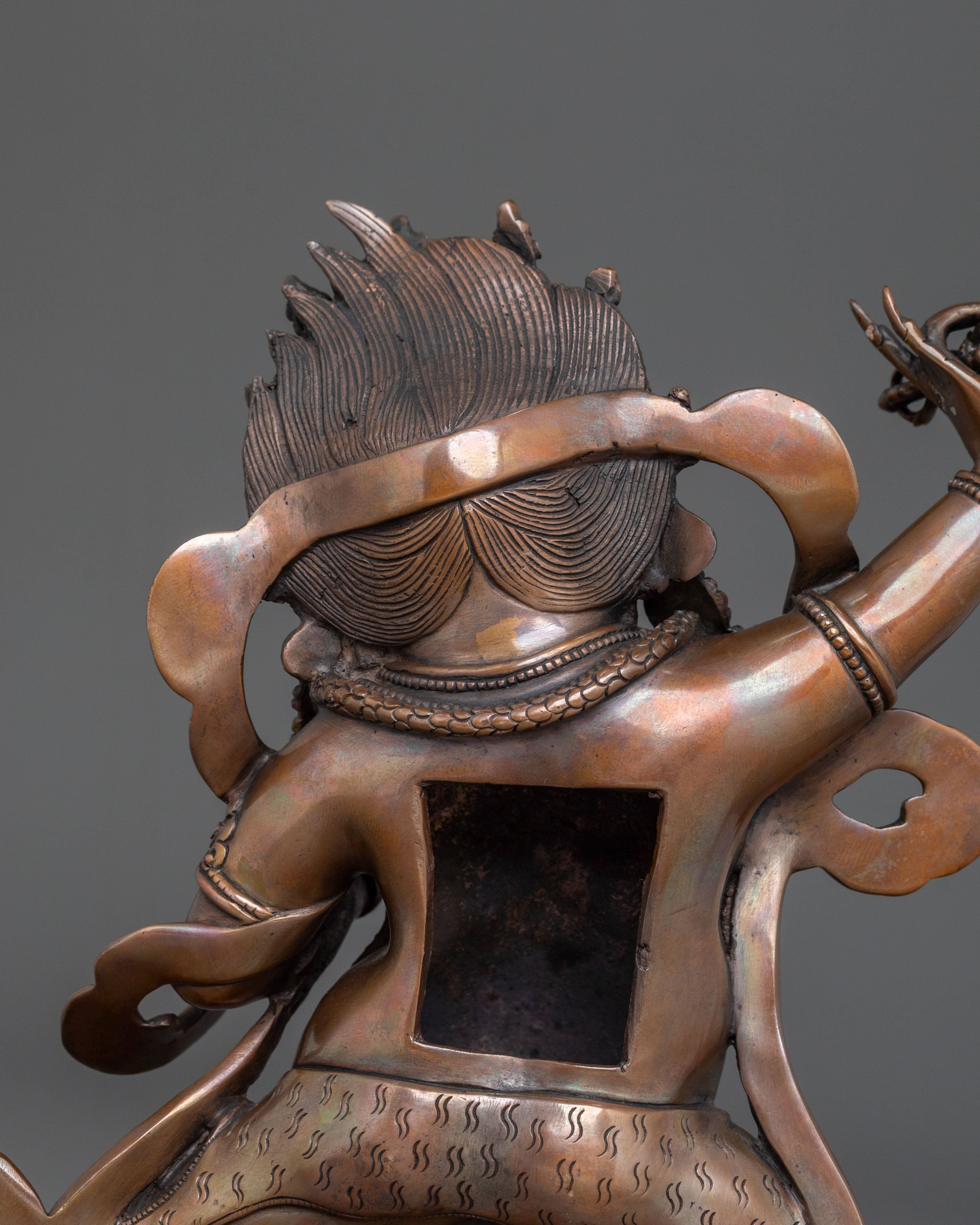Handmade Golden Vajrapani Statue | Home Decor