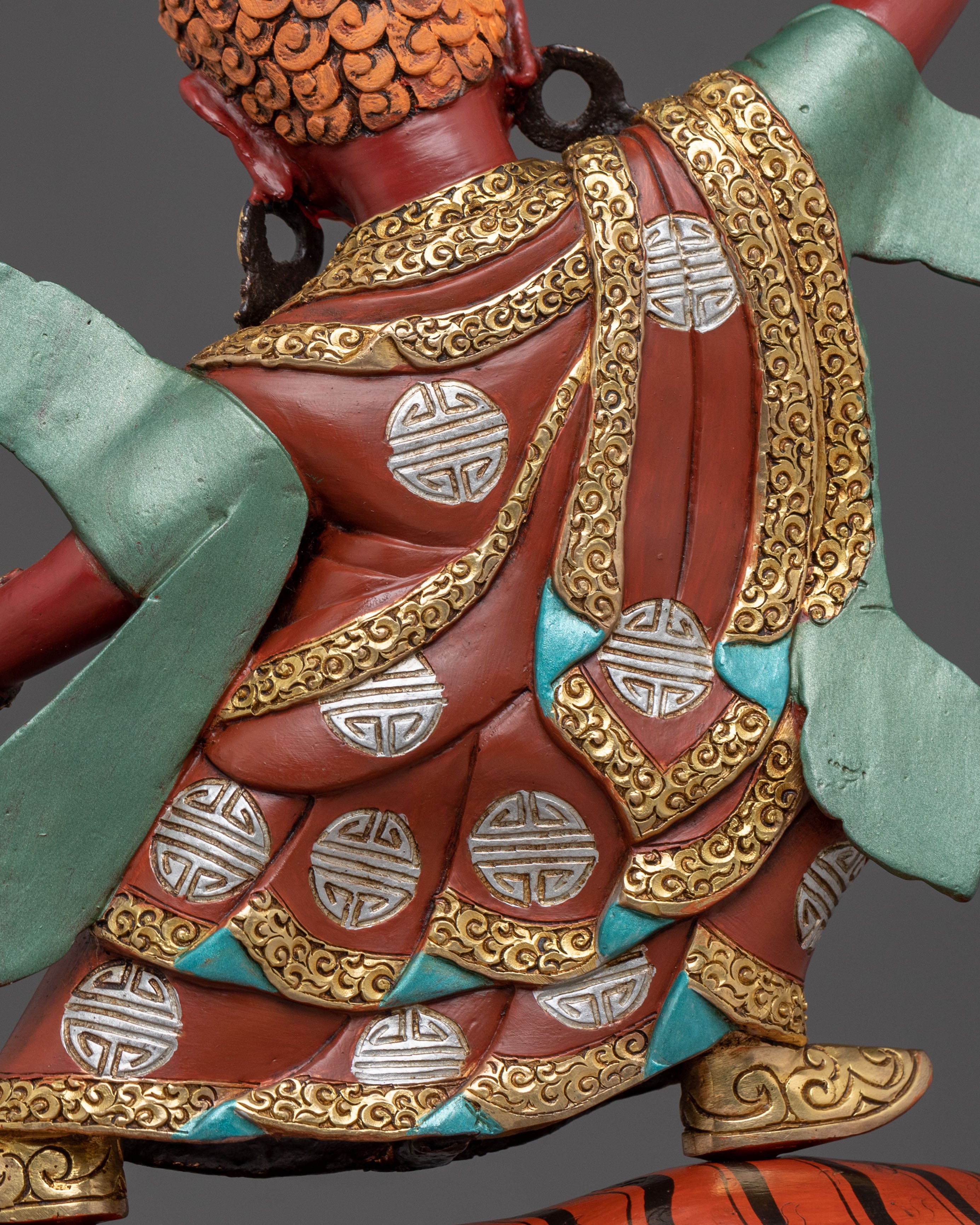 Dorje Drollo Sculpture | Tibetan Protector