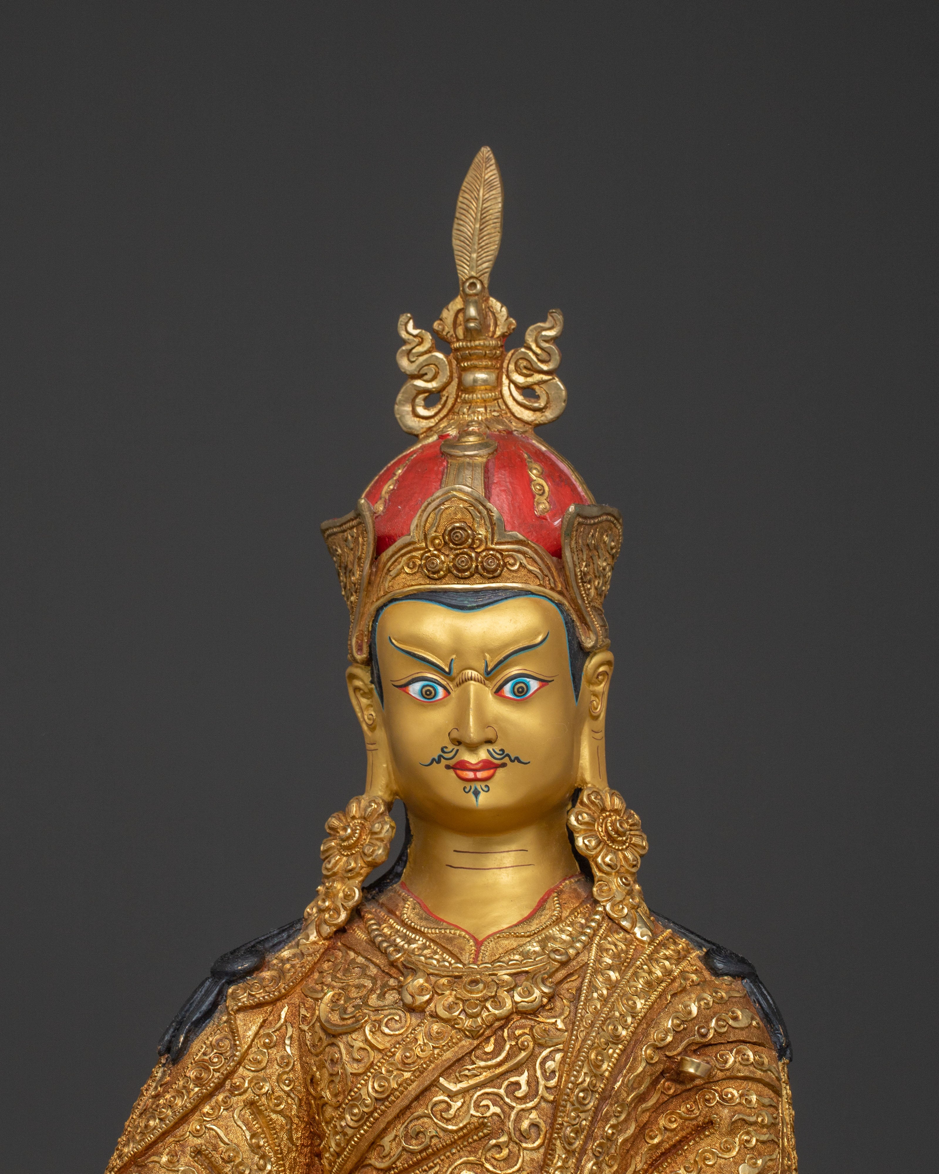 Guru Rinpoche Himalayan Handcrafted Statue | The Vajrayana Master