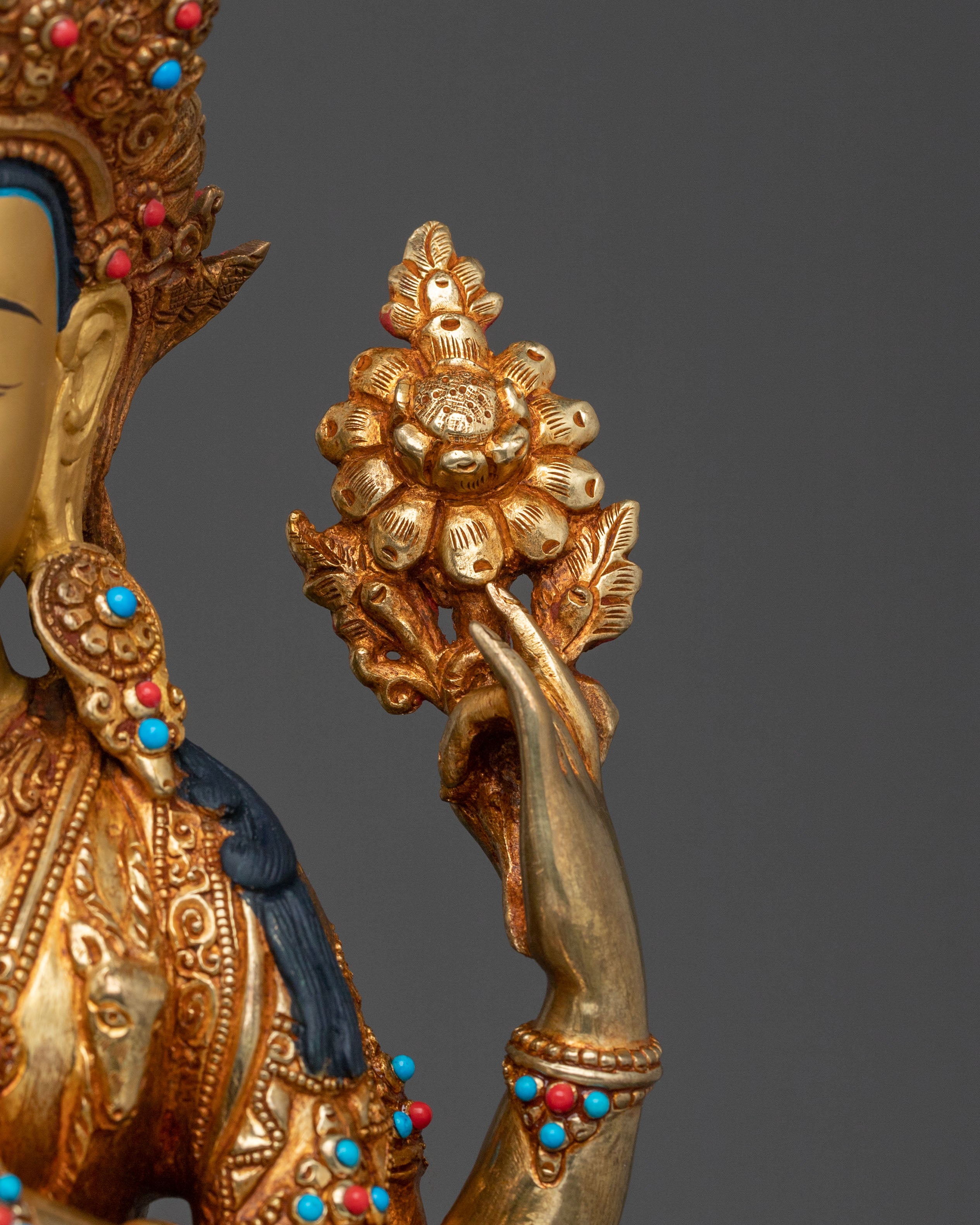 Compassion Four Armed Chenrezig Statue | Home Decor