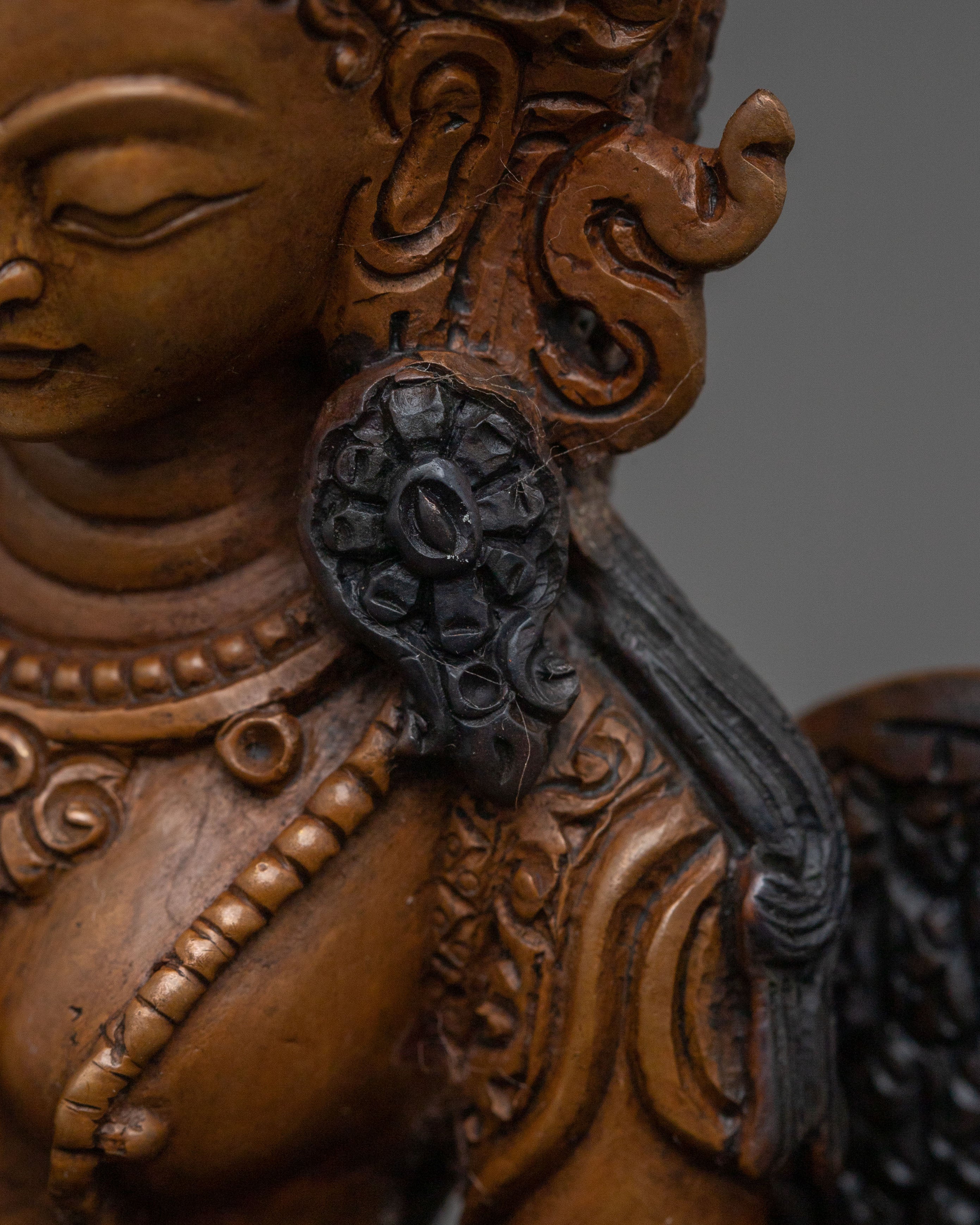 Naag Kanya Tibetan Statue – Oxidized Copper Craft