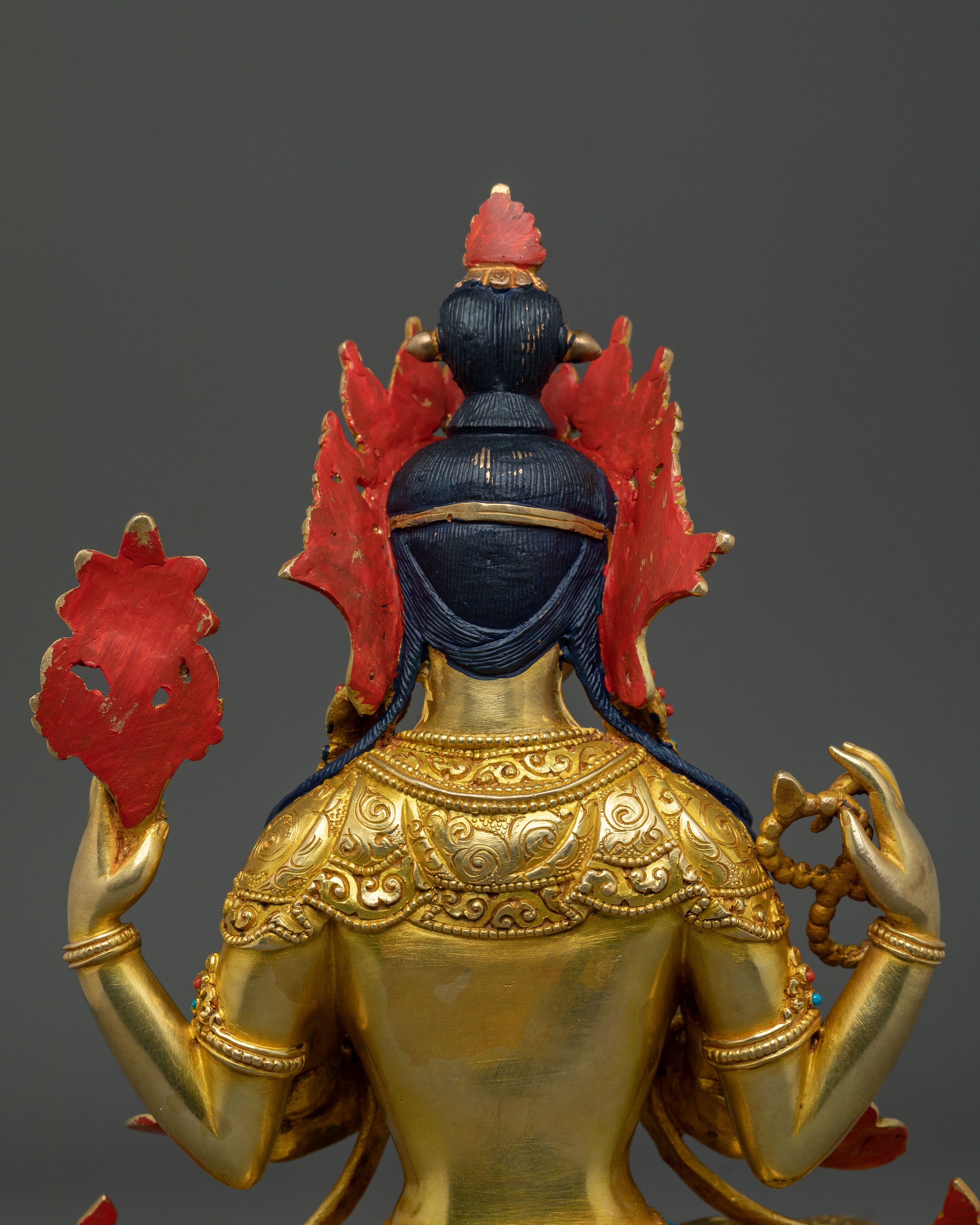 Chengrezig Avalokitesvara Buddhist Statue | Made in Nepal