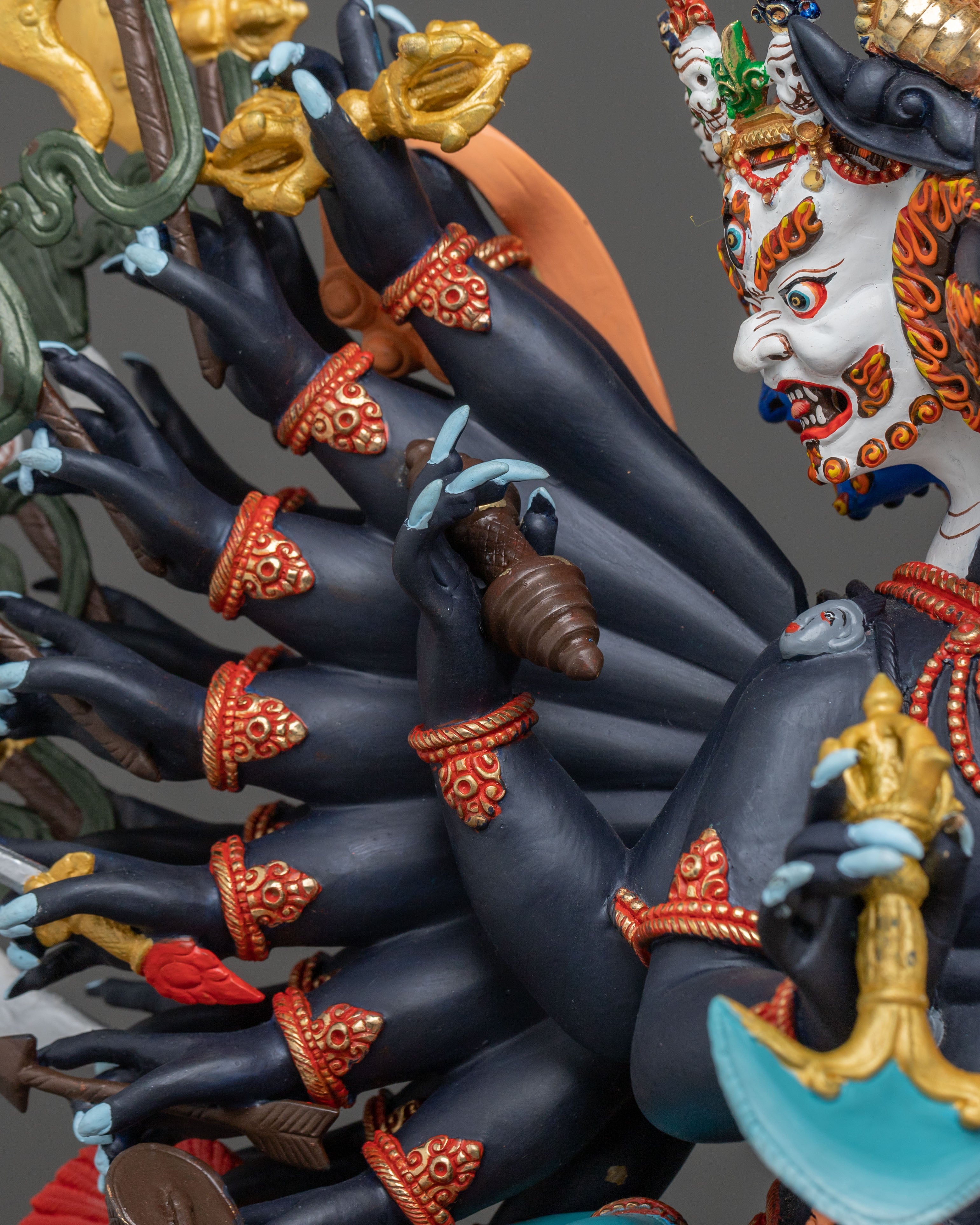 Yamantaka Wrathful Deity Statue | Fierce Protector of Enlightened