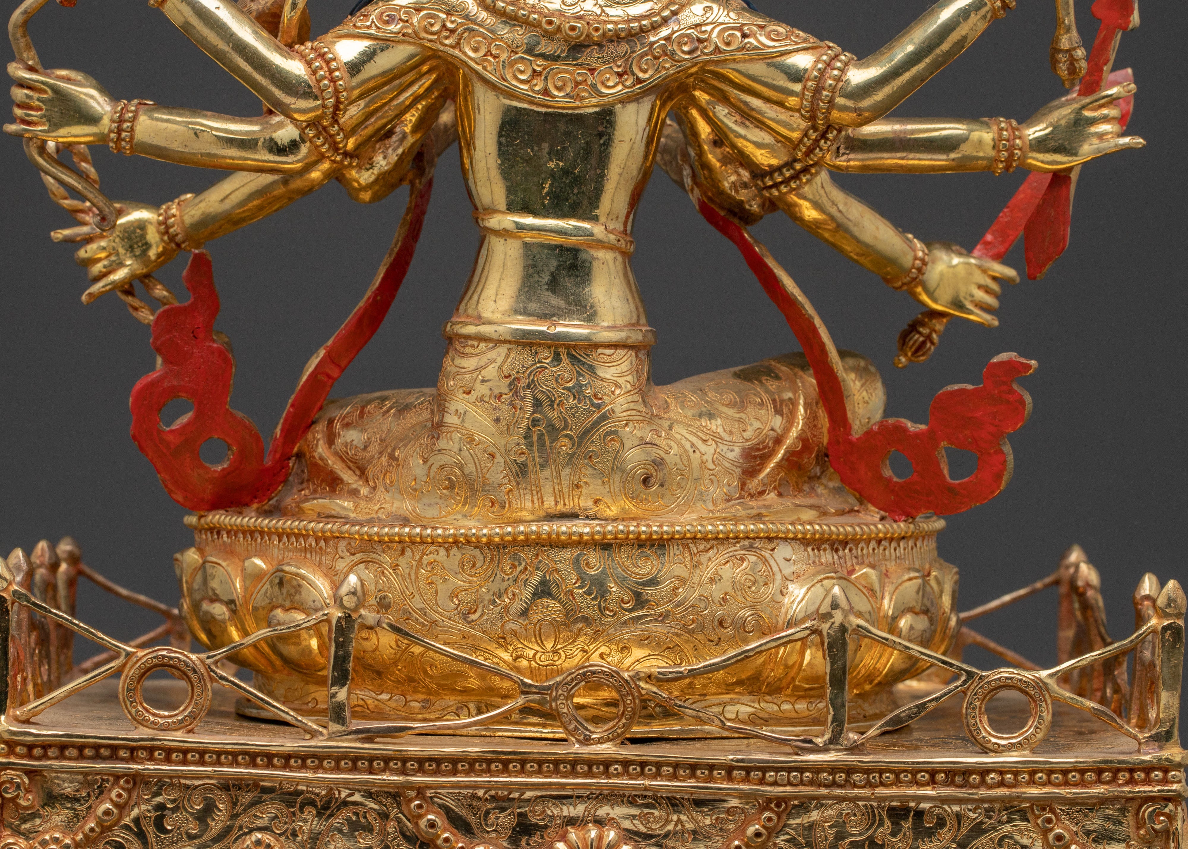 Marici Gold Gilded Sacred Statue - Radiant Protector Art