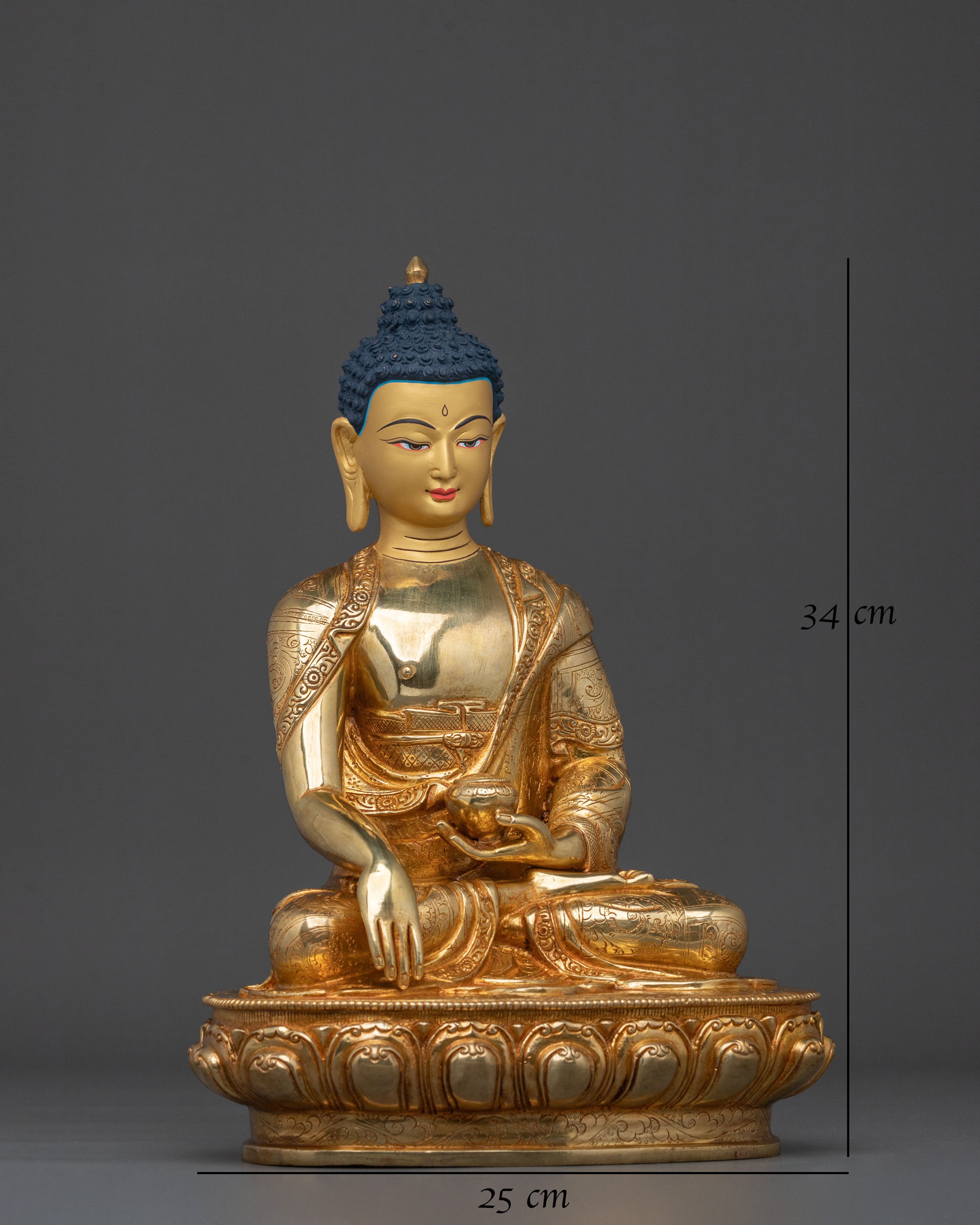 Elegant Statue of Shakyamuni Buddha | Symbol of Enlightenment