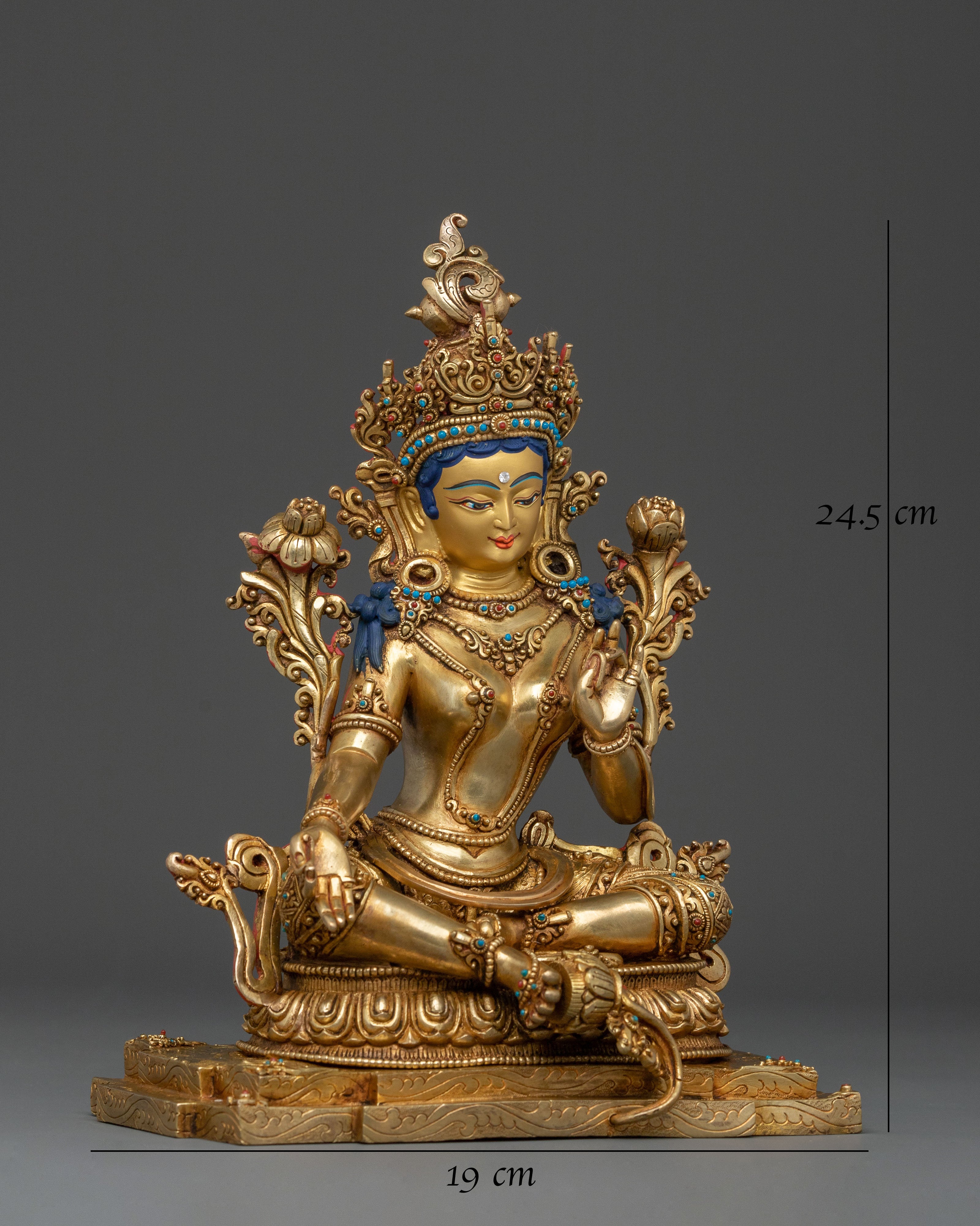 Sacred Green Tara Statue | Sacred Protector