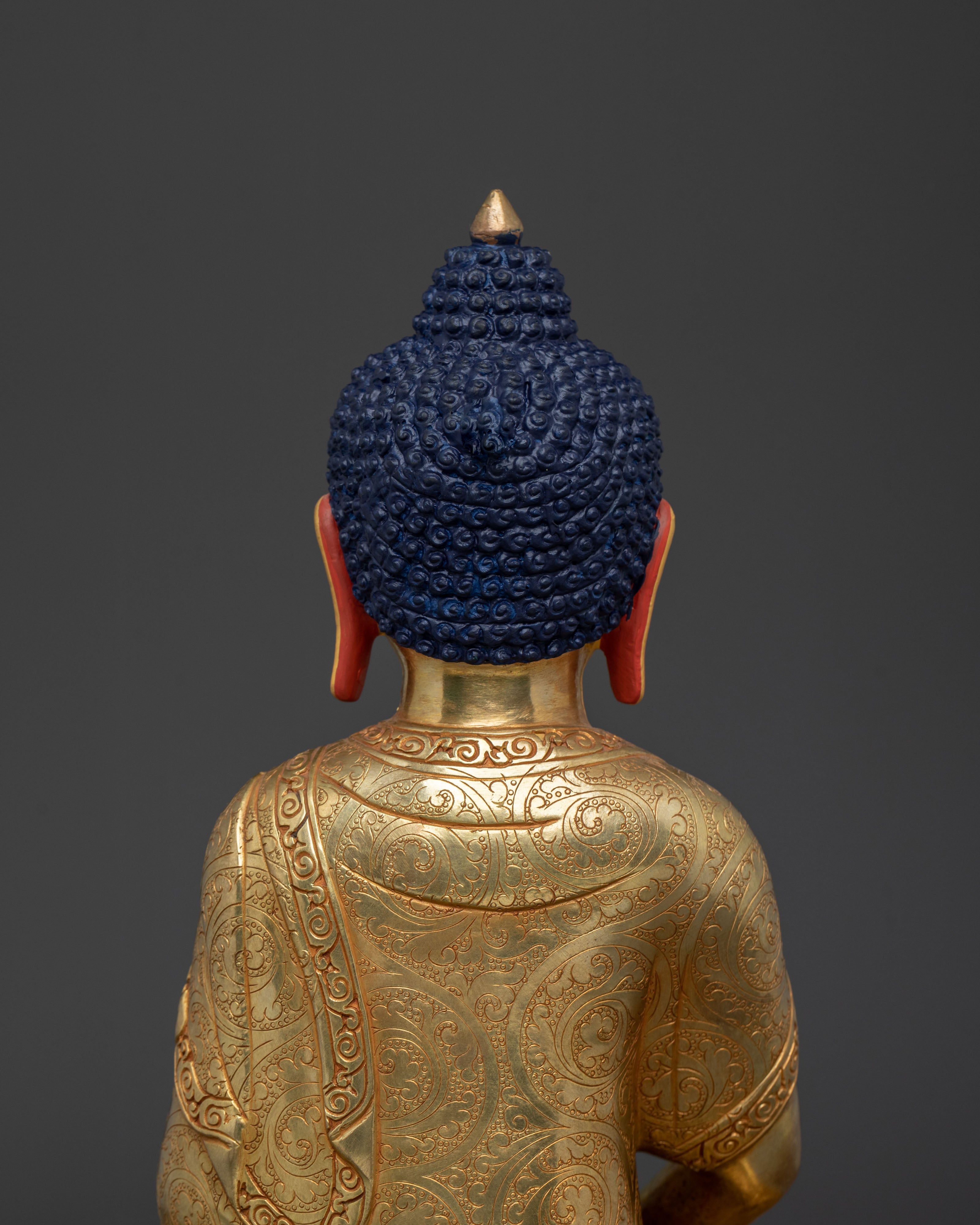 Handmade Amitabha Buddha Peaceful Statue | Buddhist Artwork