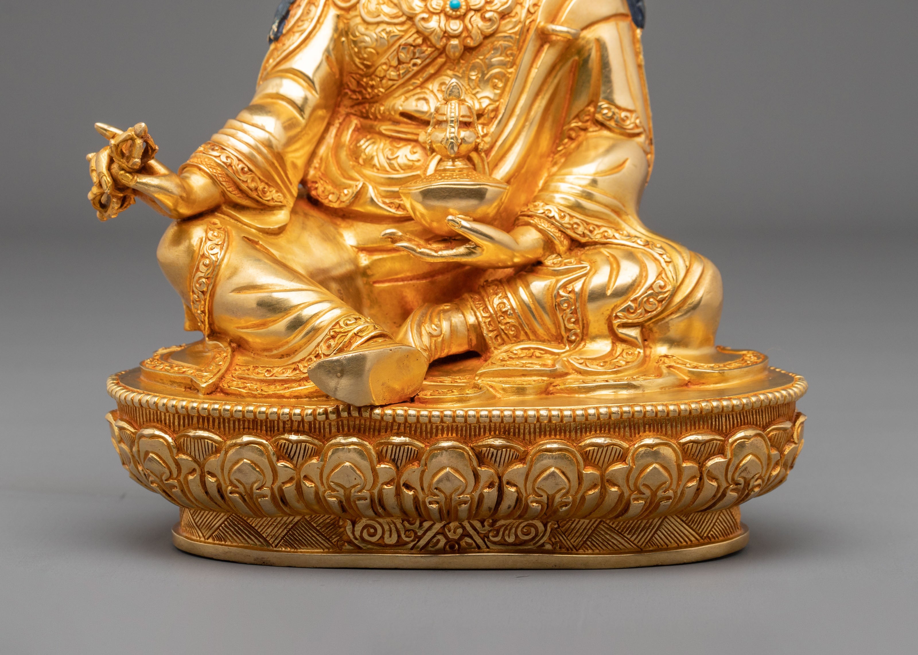 Handmade Guru Rinpoche Sculpture | Home Decor