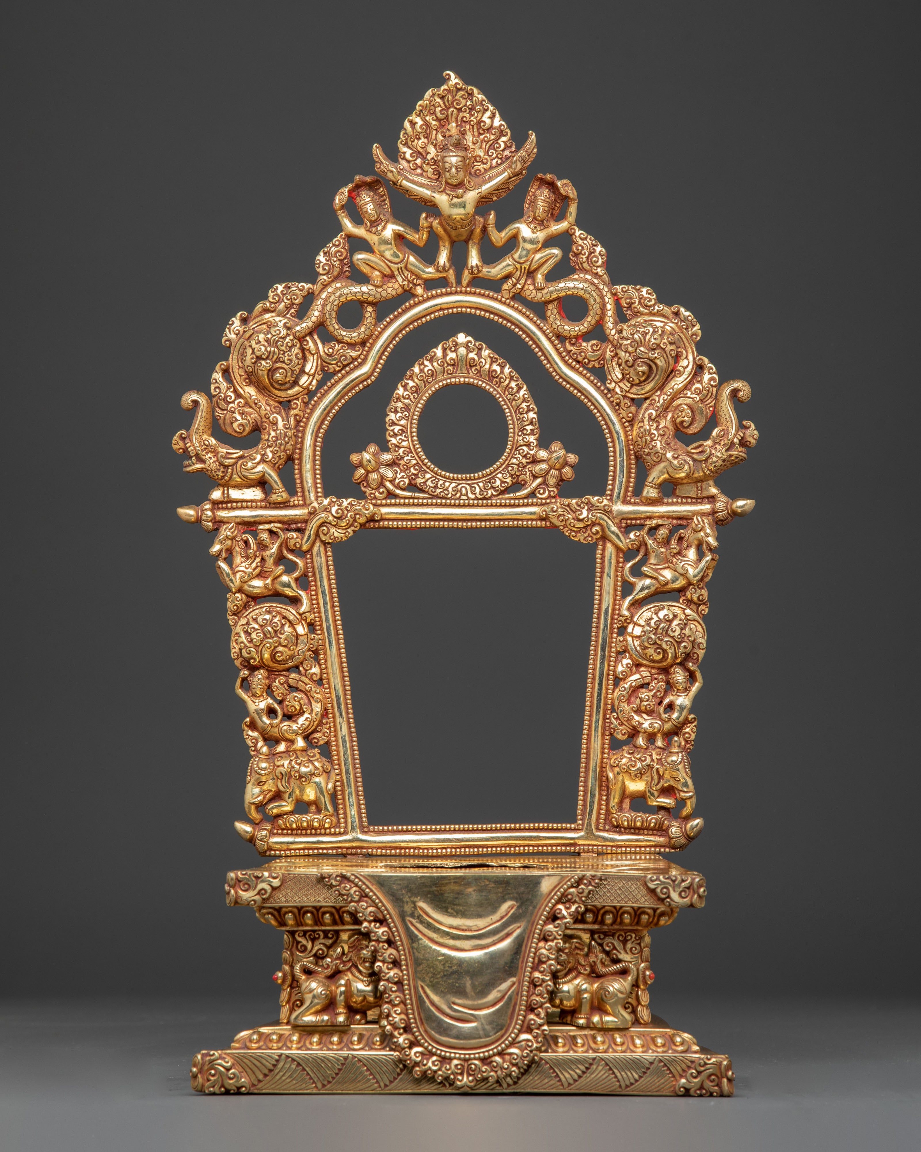 Sacred Throne for Buddhist Statues | Devotion, Protection, & Altar Display