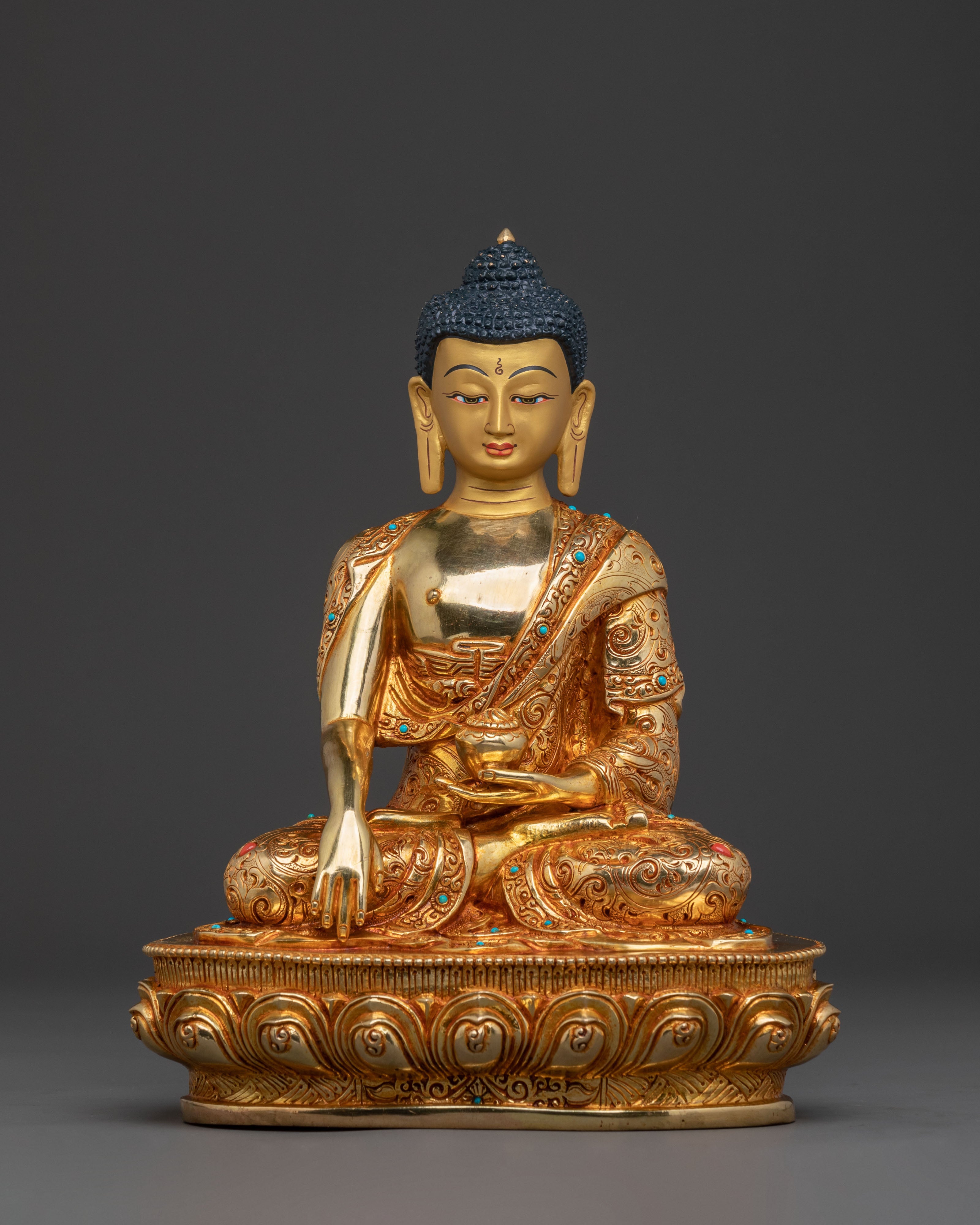 Shakyamuni Buddha Handcrafted Copper Statue
