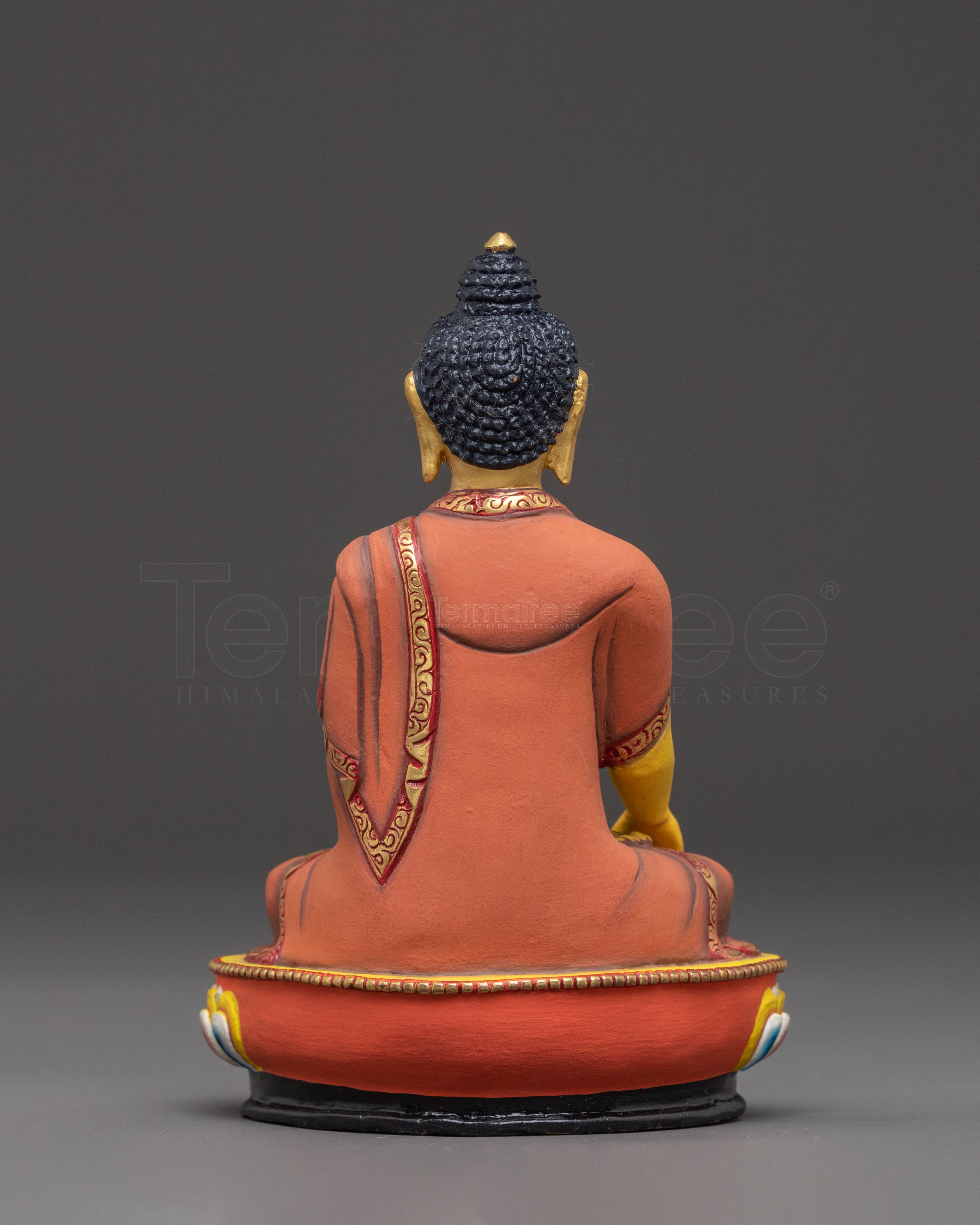Shakyamuni Buddha Gold Glided Copper Statue | Buddhist Sculpture