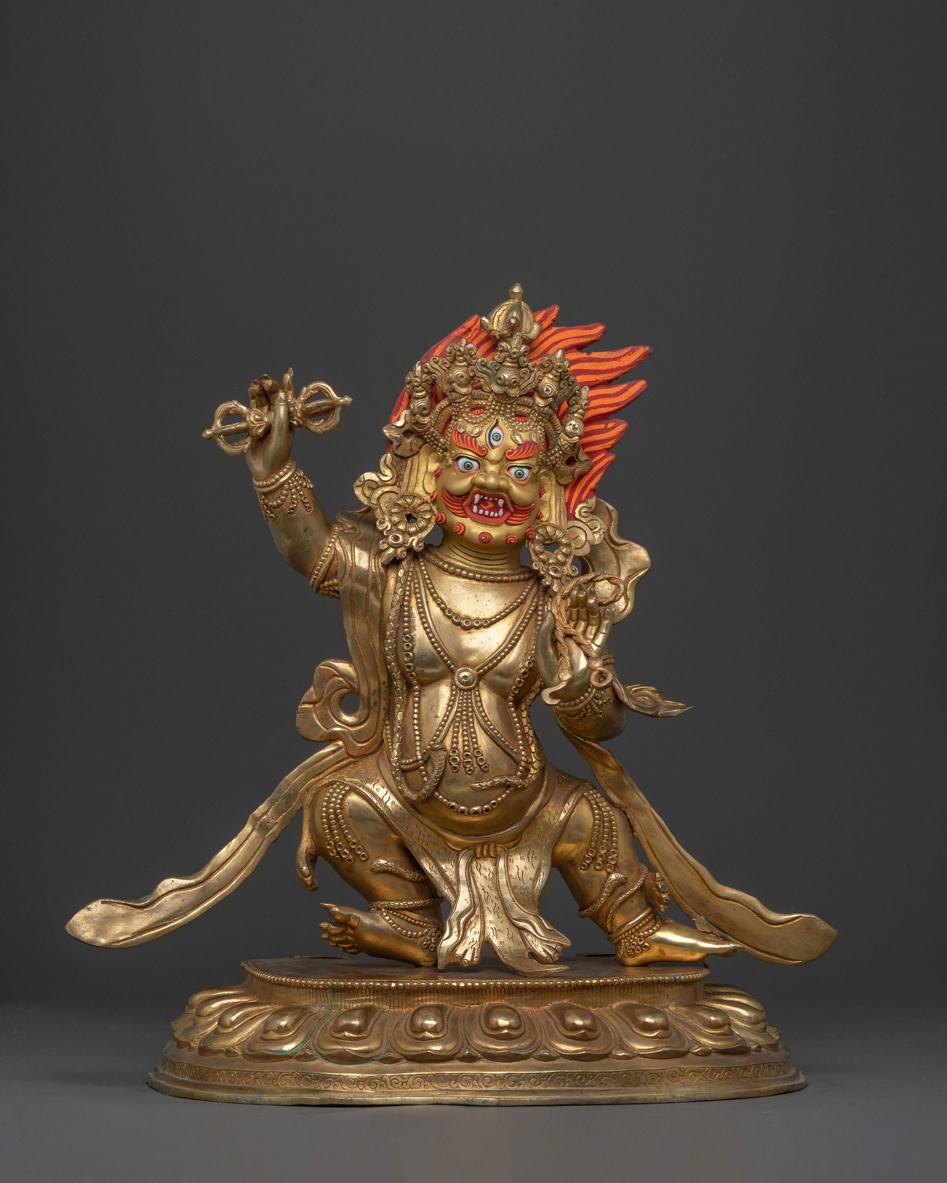 Vajrapani Protector Sculpture |  Buddhist Protector Deity