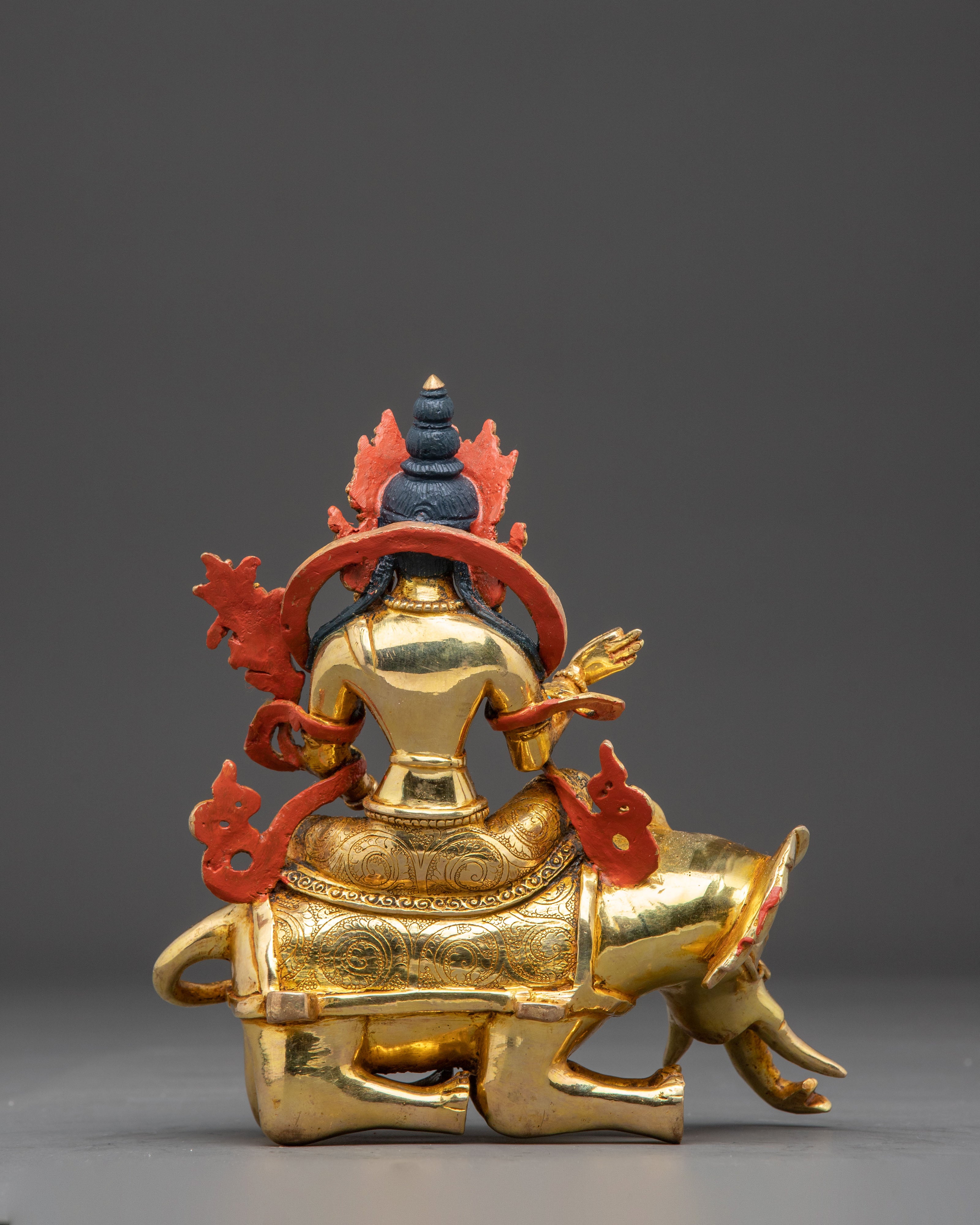 Golden Statue of Samanthabhadra | Dharma Protector