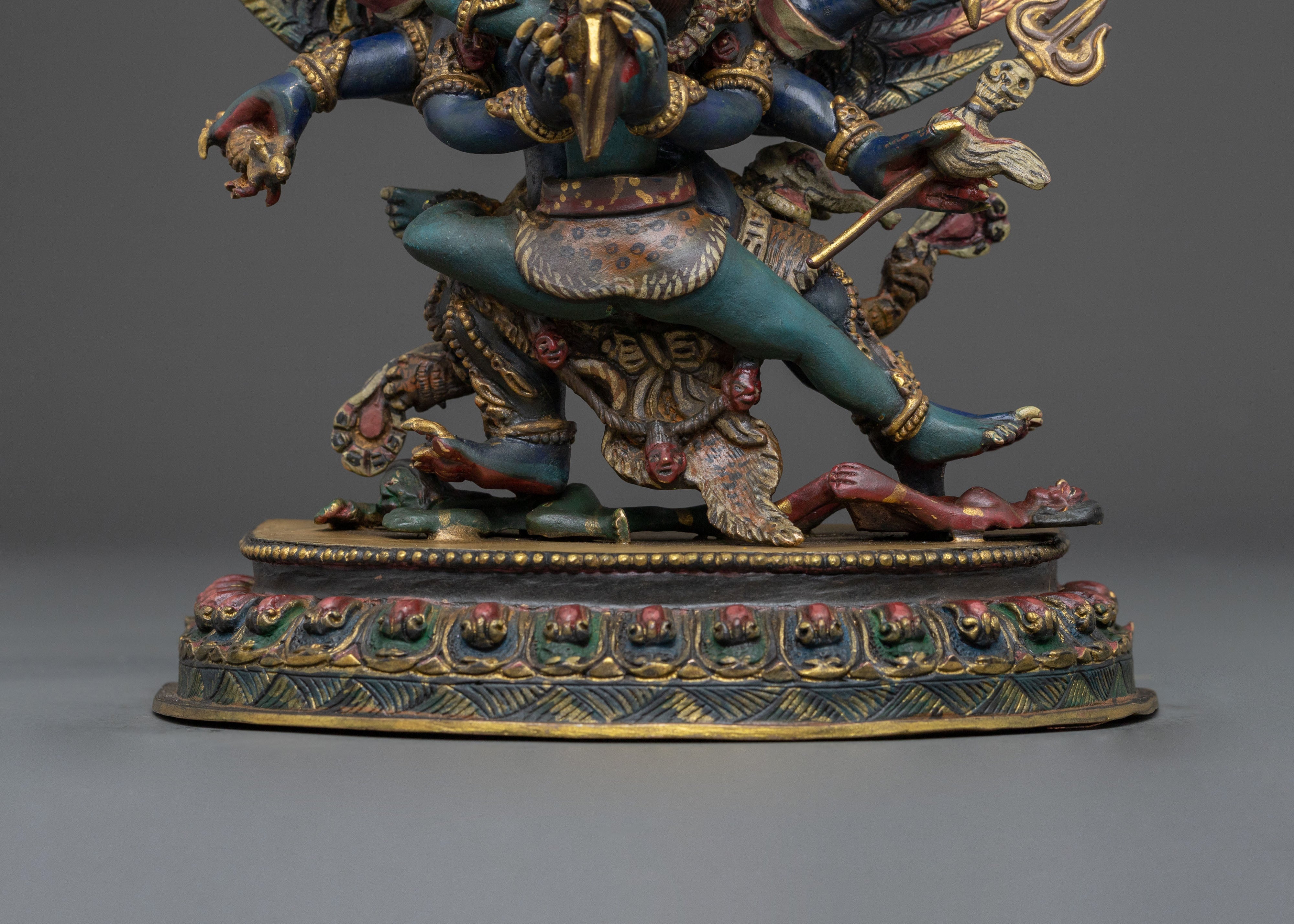 Handmade Vajrakilaya Statue | Buddhist Altar Decor