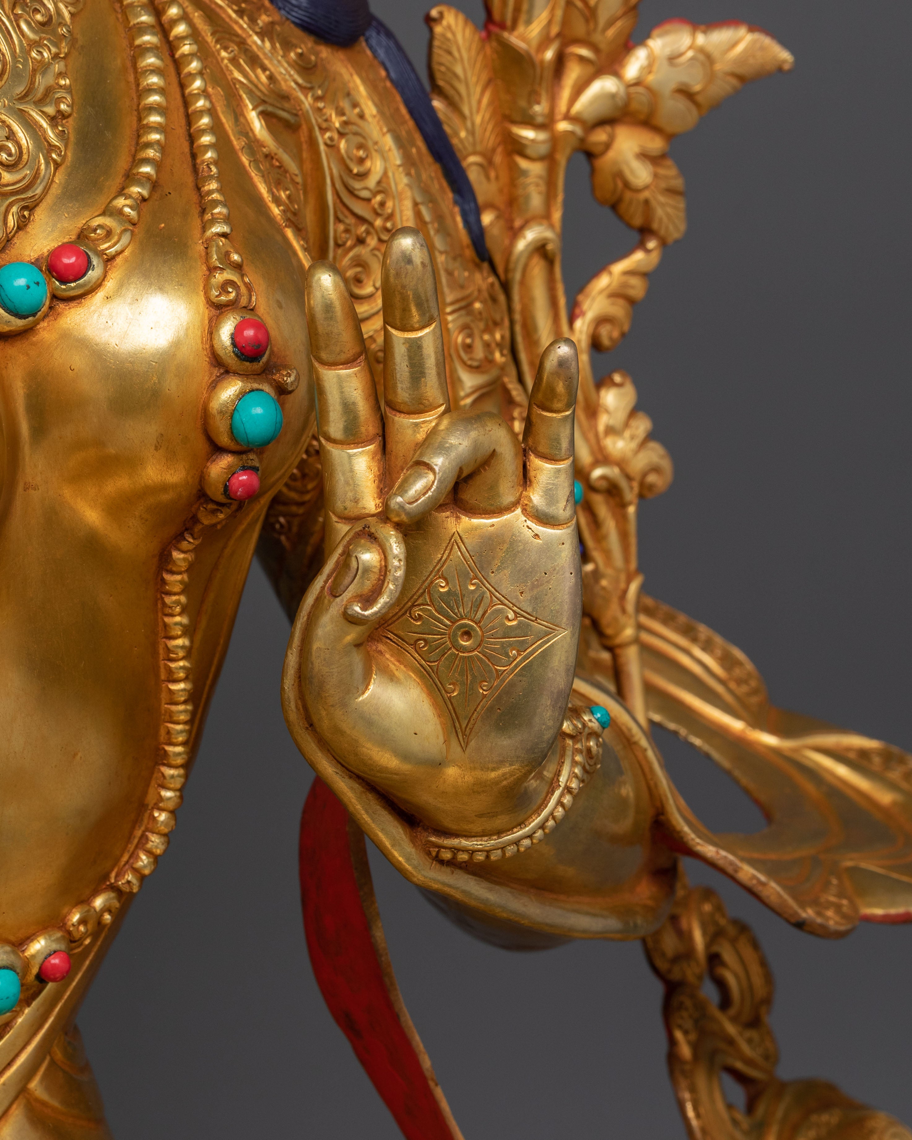 Green Tara Meditation Altar Statue | Symbol of Compassion and Liberation