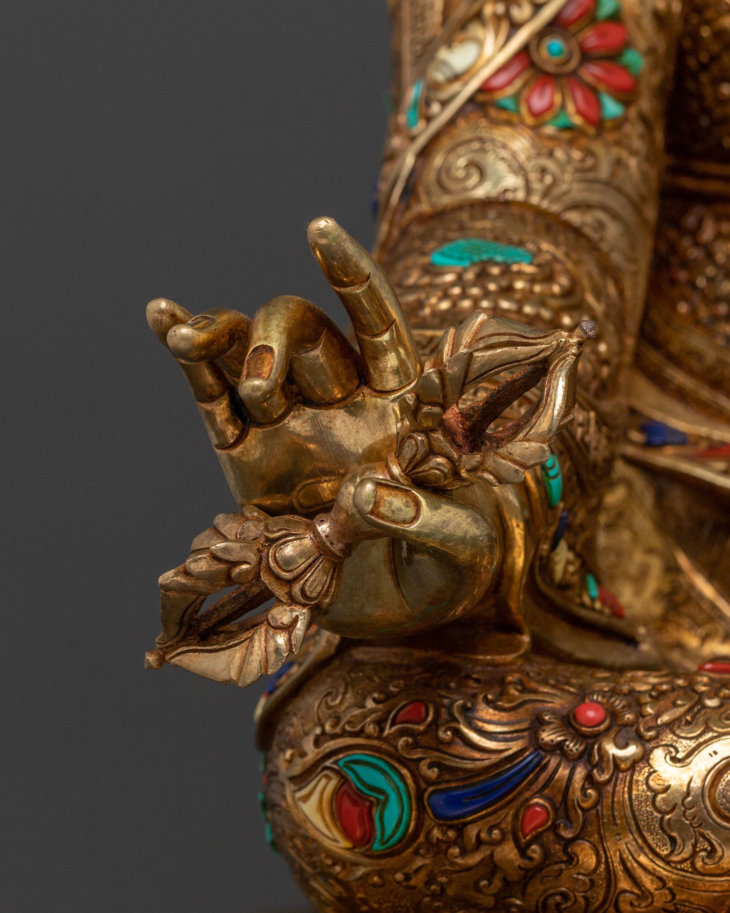 Guru Rinpoche Buddhist Statue | Sacred Figurine