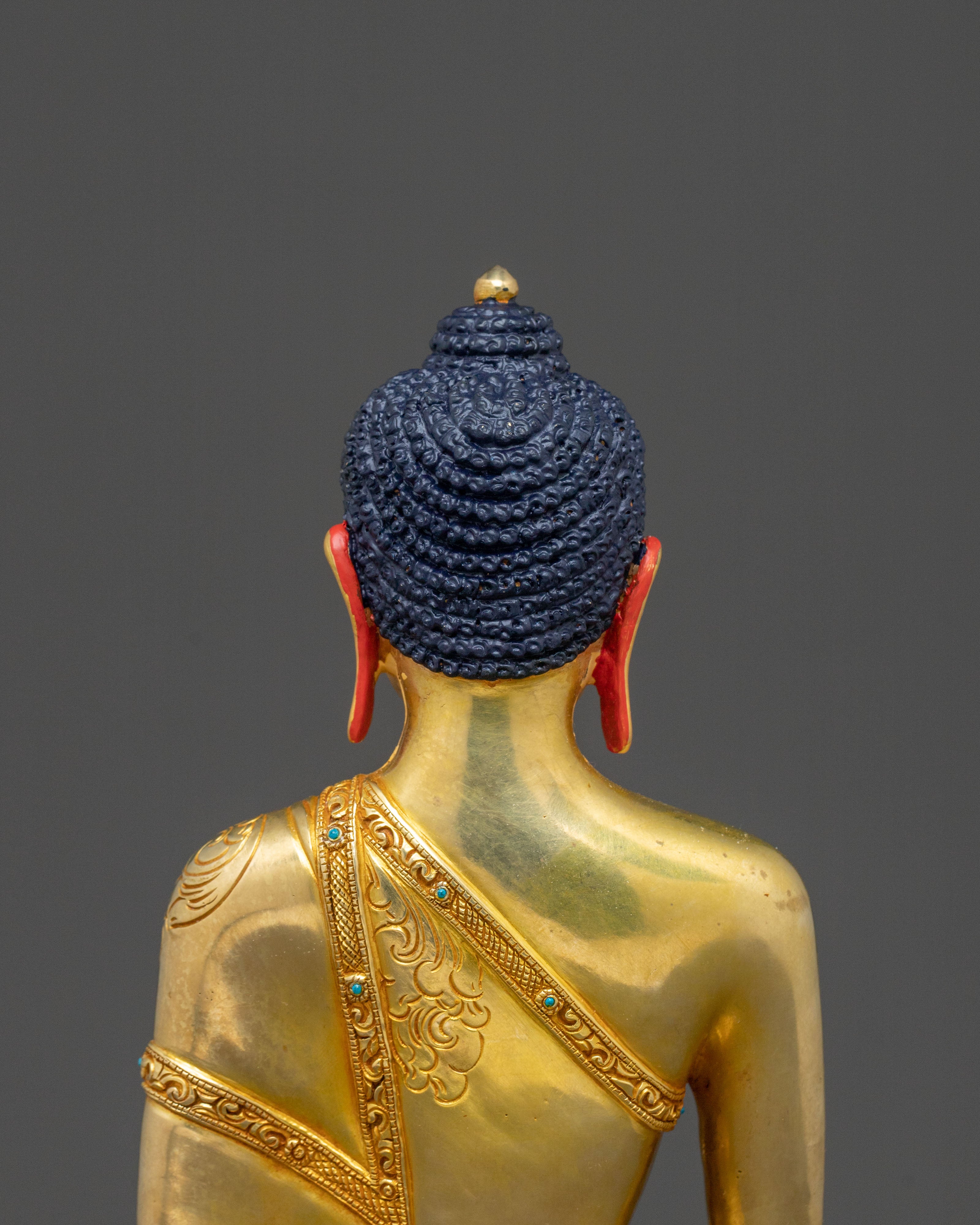Serene Earth Touching Shakyamuni Buddha Statue