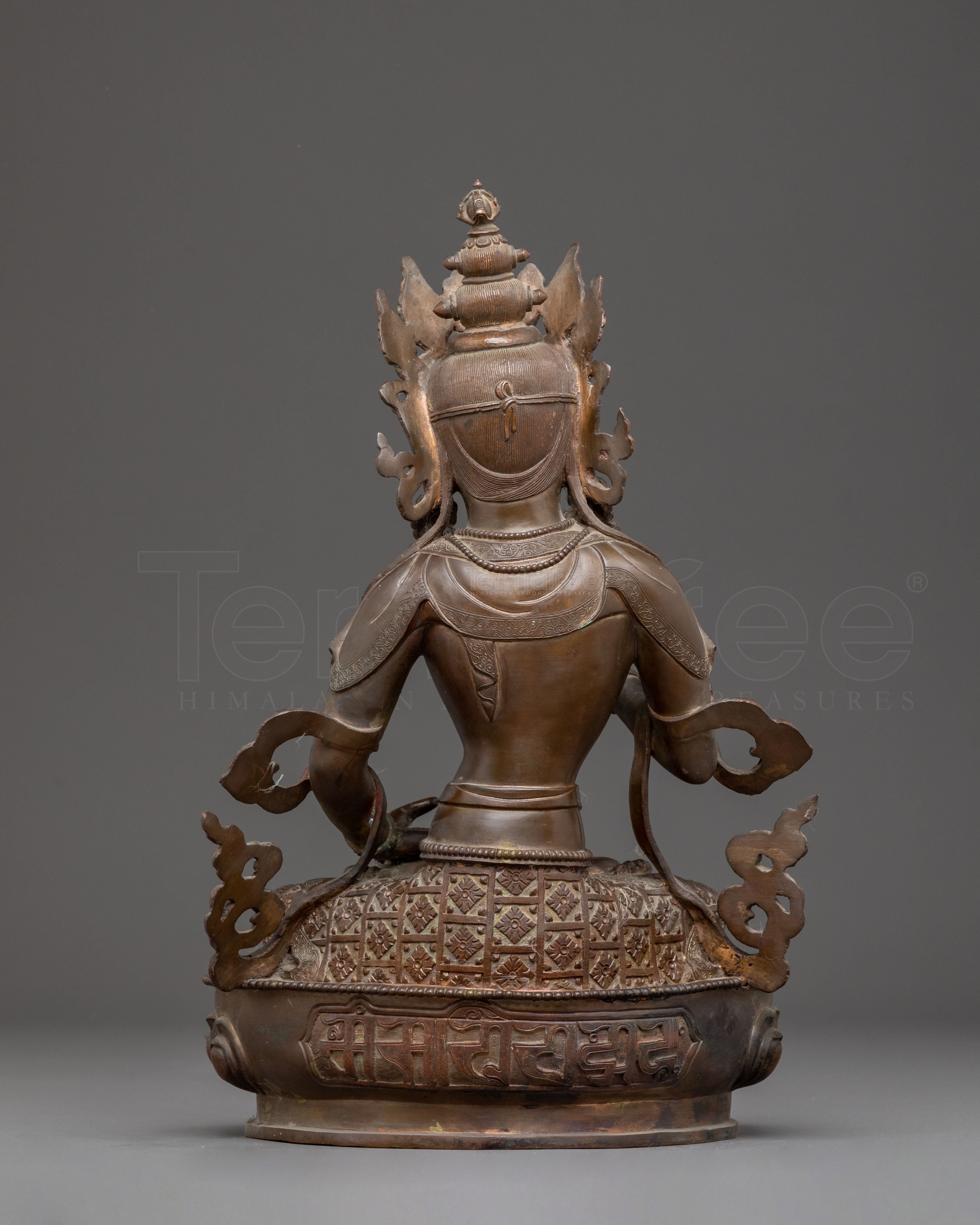 Handcrafted Dorje Sempa Statue of Purification – Exquisite Oxidized Copper