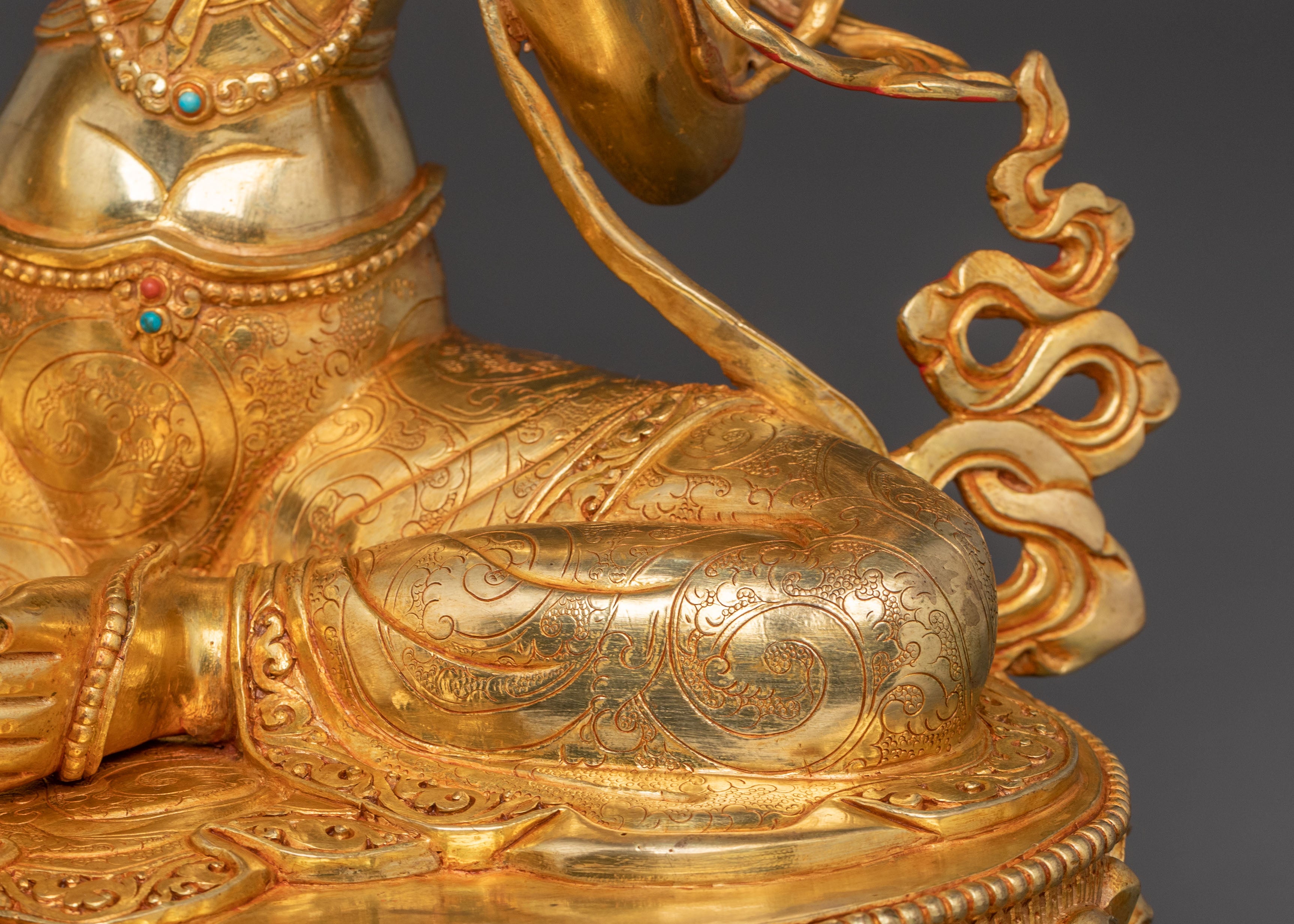 Goddess Green Tara Sacred Statue | Spiritual Icon for Altar