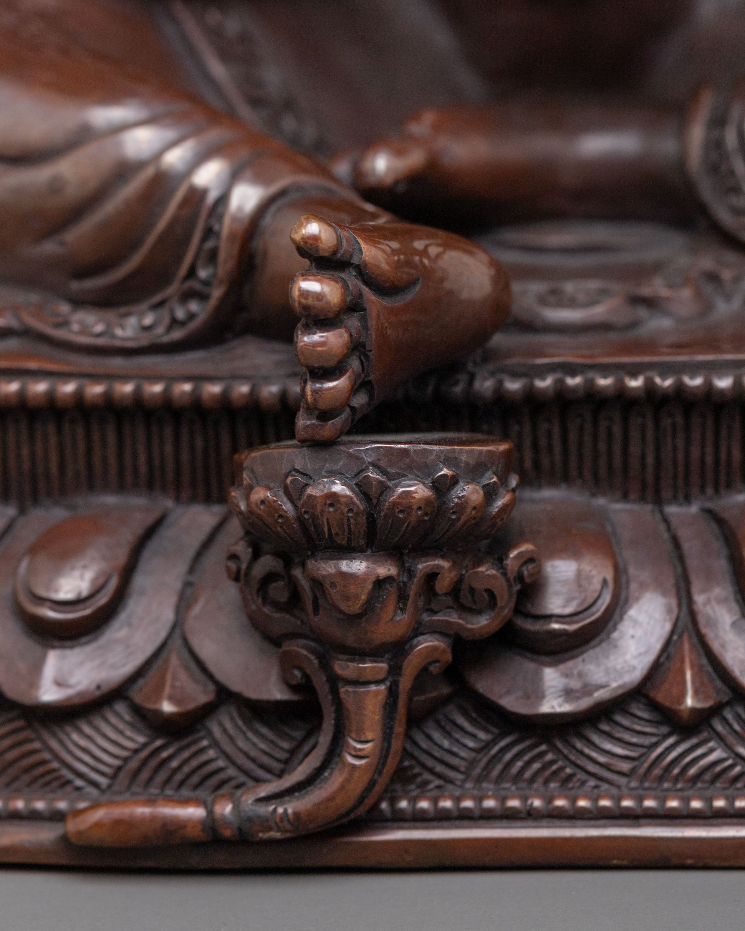 Guardian Varahi Statue | Oxidized Copper Sculpture