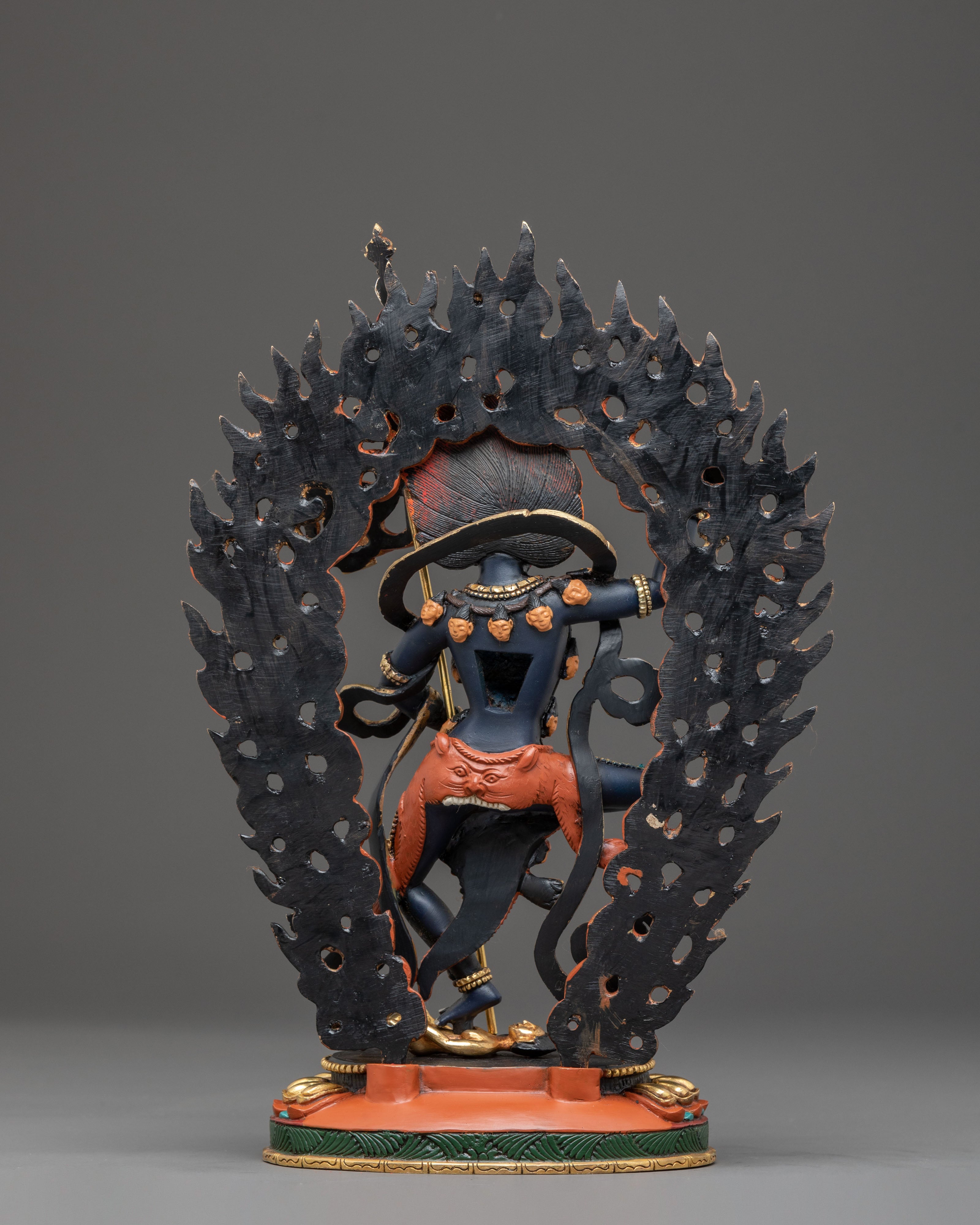 Handcrafted Simhamukha Sculpture | Wrathful Fierce Dharma Protector