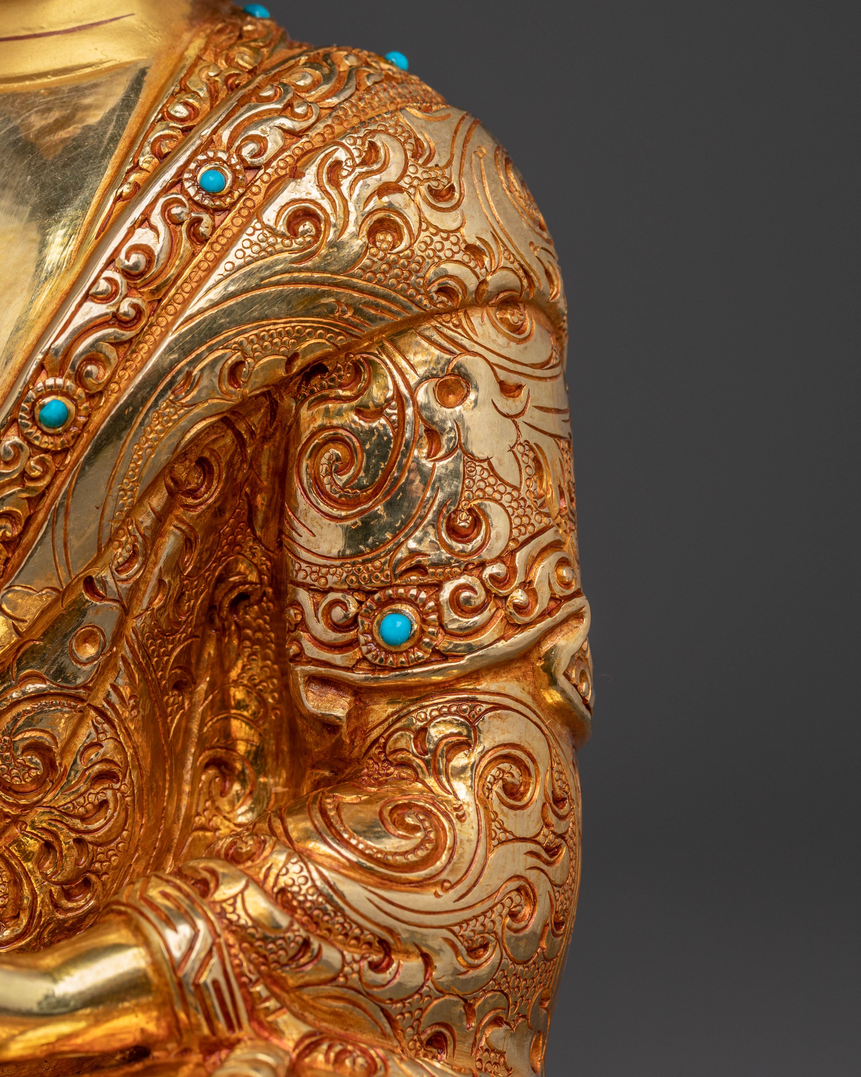 Shakyamuni Buddha Traditional Golden Statue