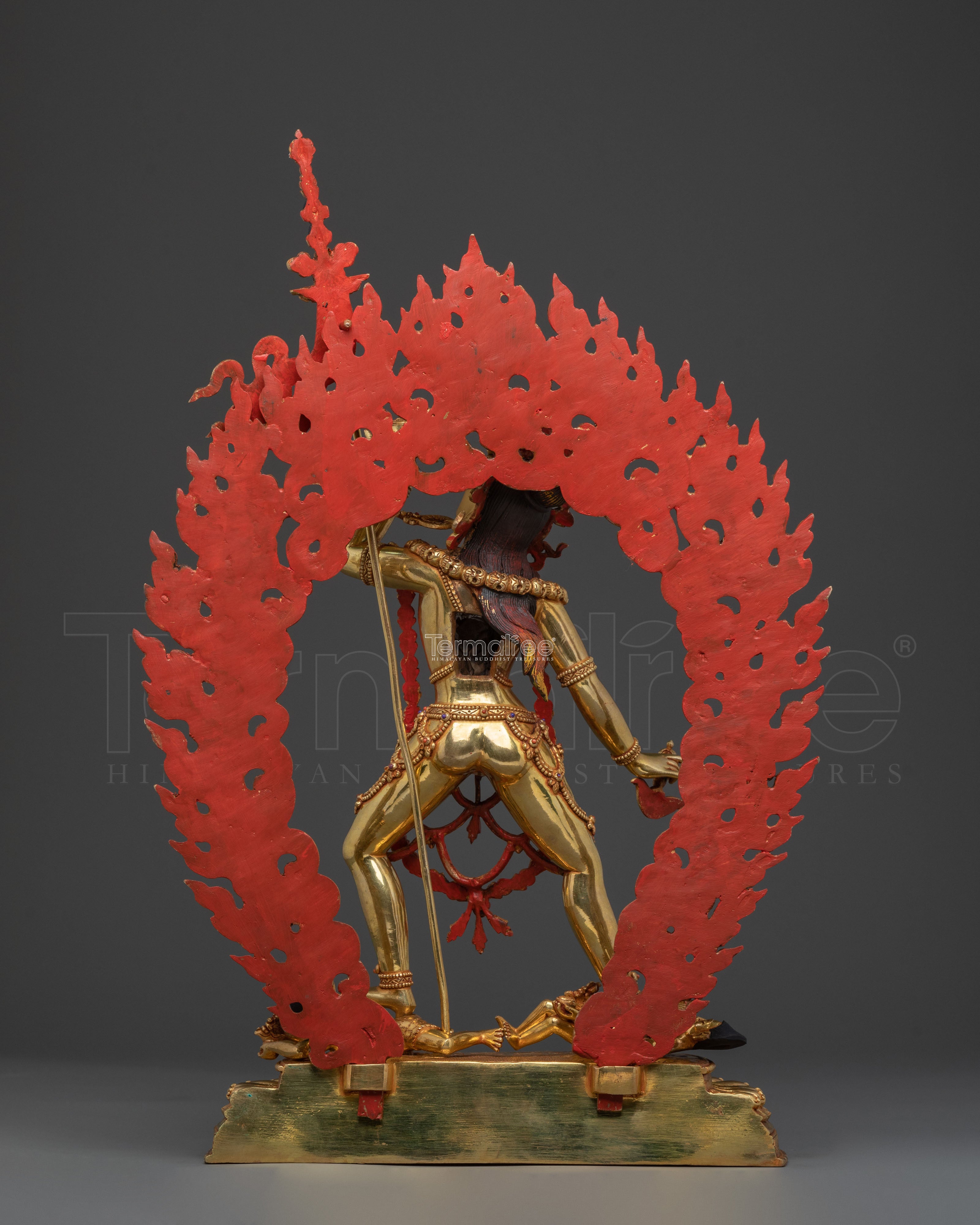 Vajrayogini Statue | 24K Gold Gilded Goddess