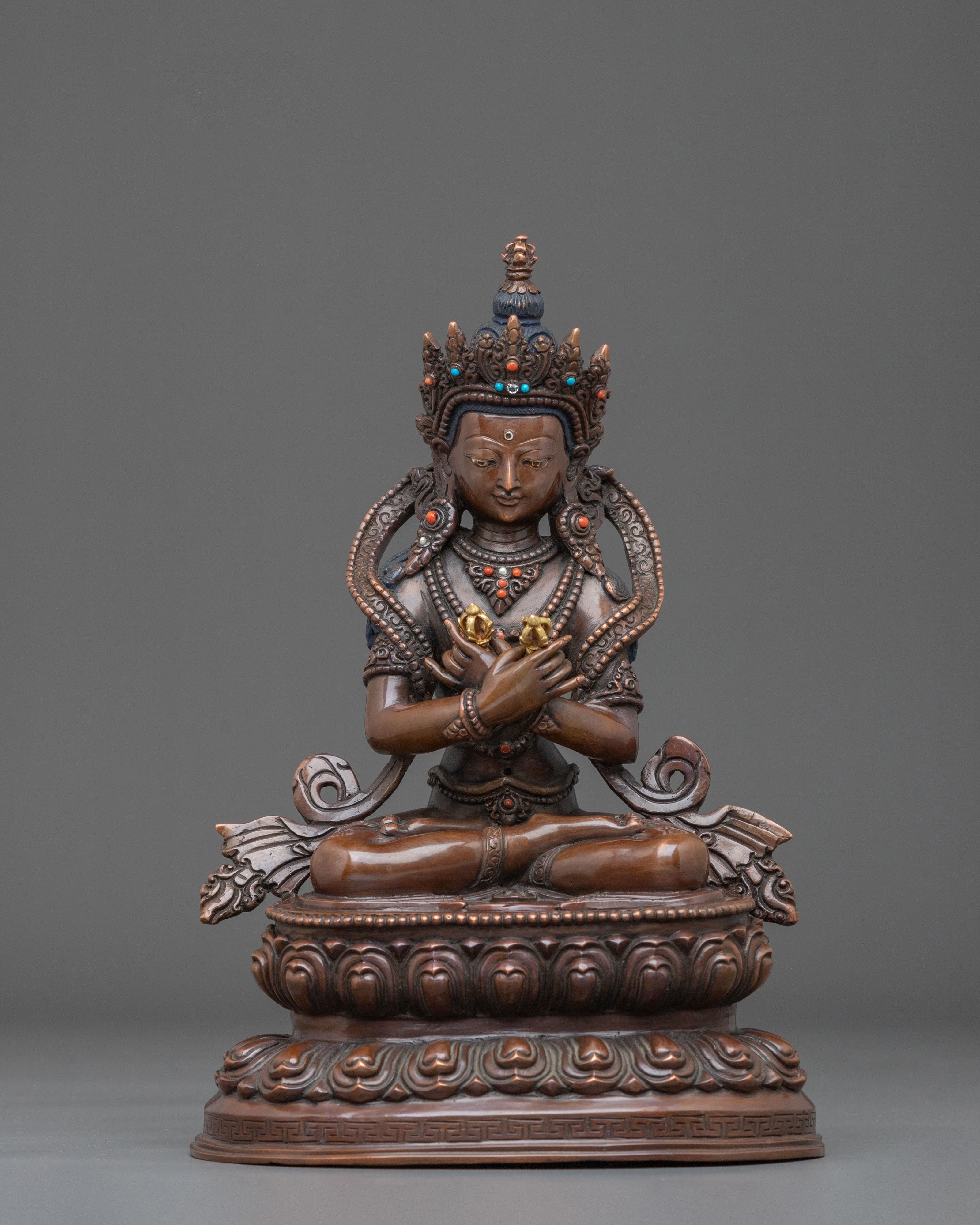 Vajradhara Sacred Buddha Sculpture | Primordial Buddha of Wisdom