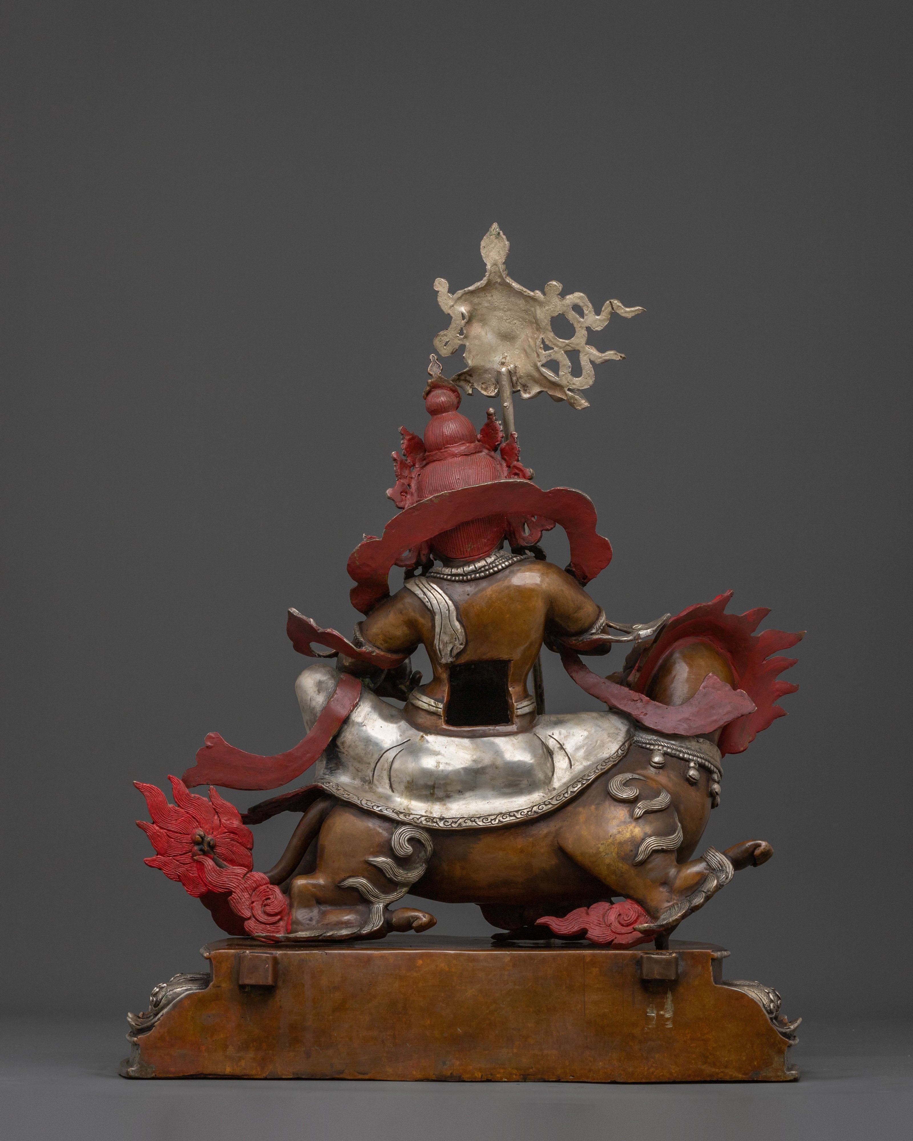 Hand-Carved Namtoshe Statue | Wealth Guardian