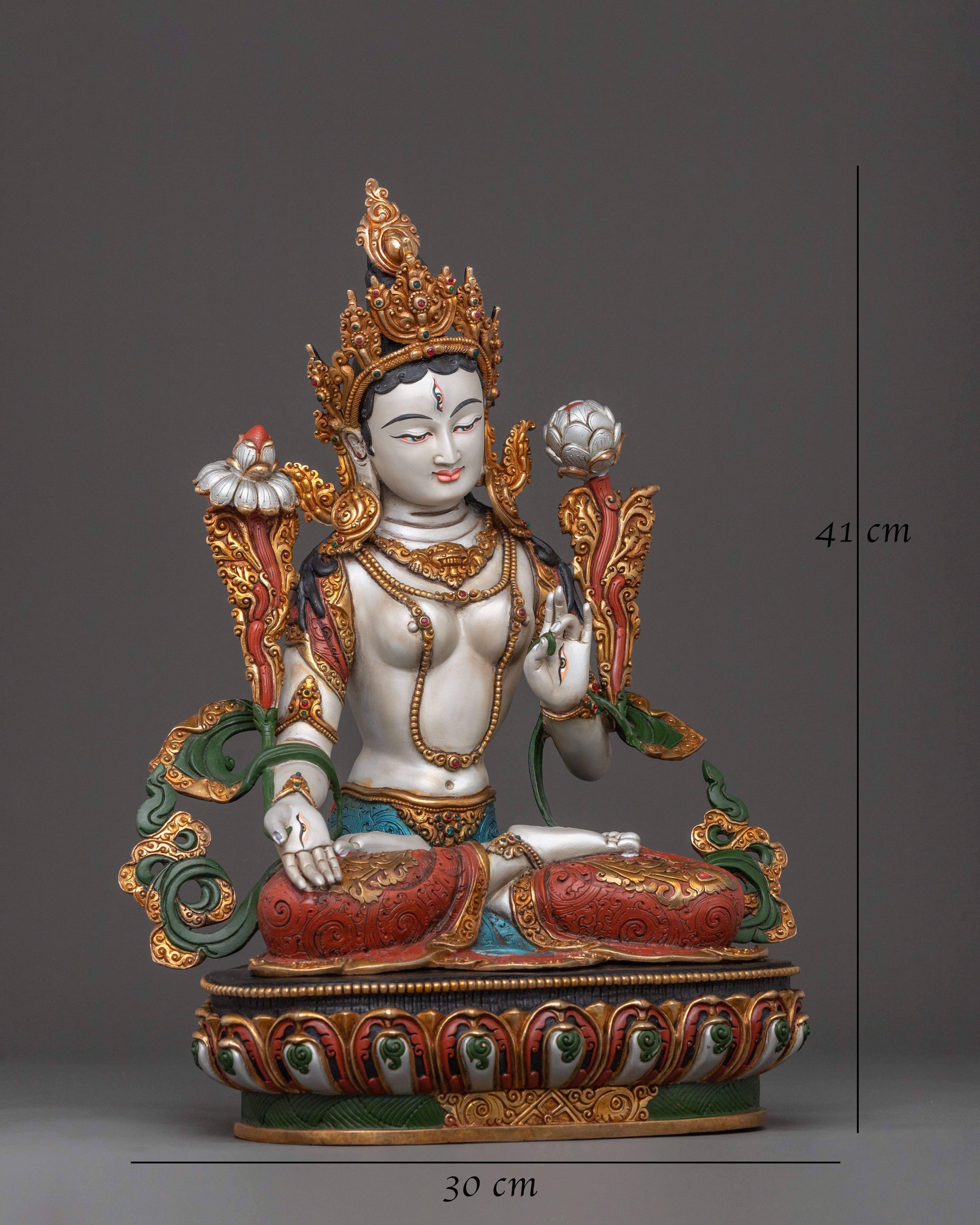 White Tara Long Life Statue | Spiritual Healing