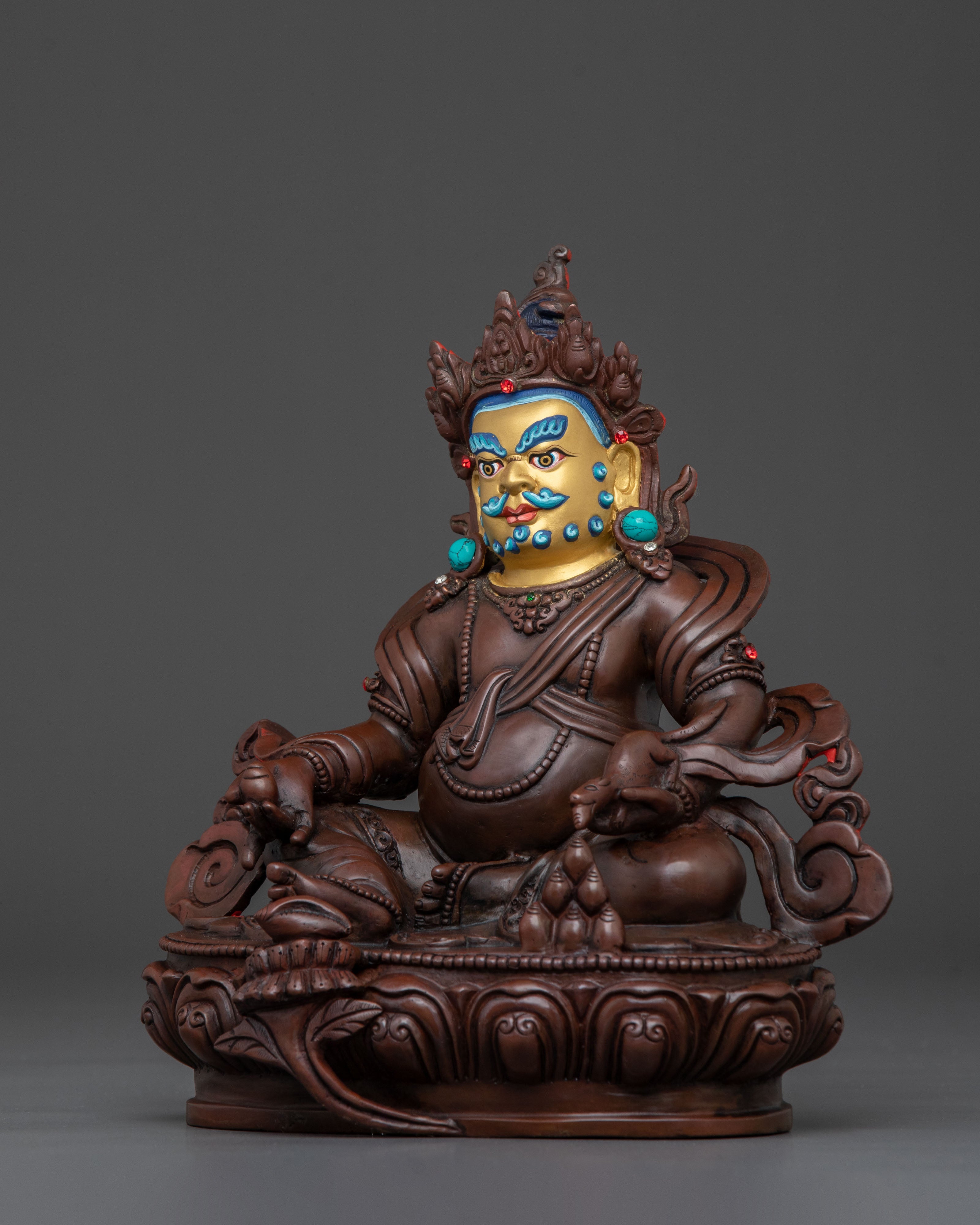 Dzambhala Sacred Statue of Prosperity | Wealth Deity of Abundance and Fortune